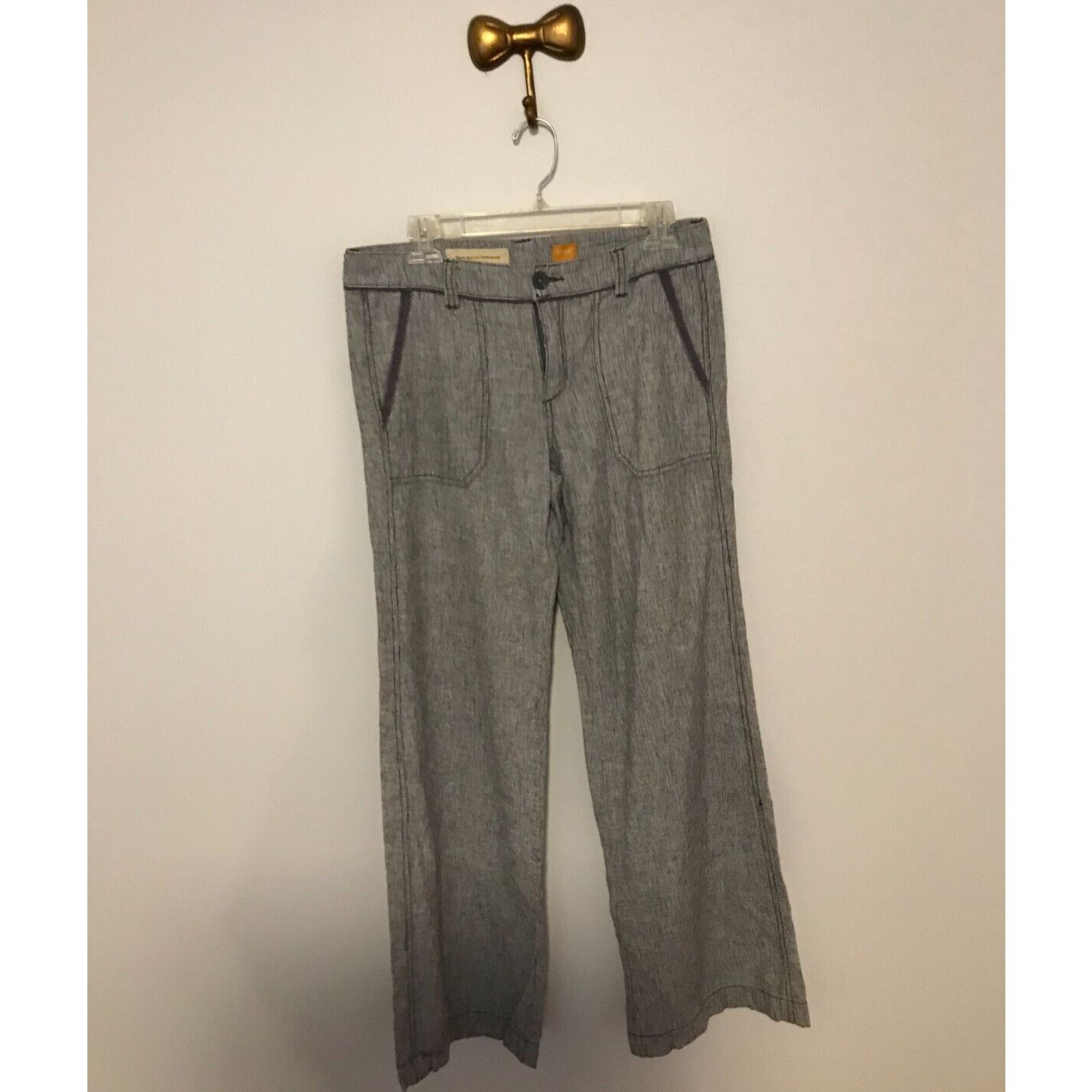 Anthropologie Anthropologie Pilcro and the Letterpress Blue Wide Leg Pant Size 28" / US 6 / IT 42 - 1 Thumbnail