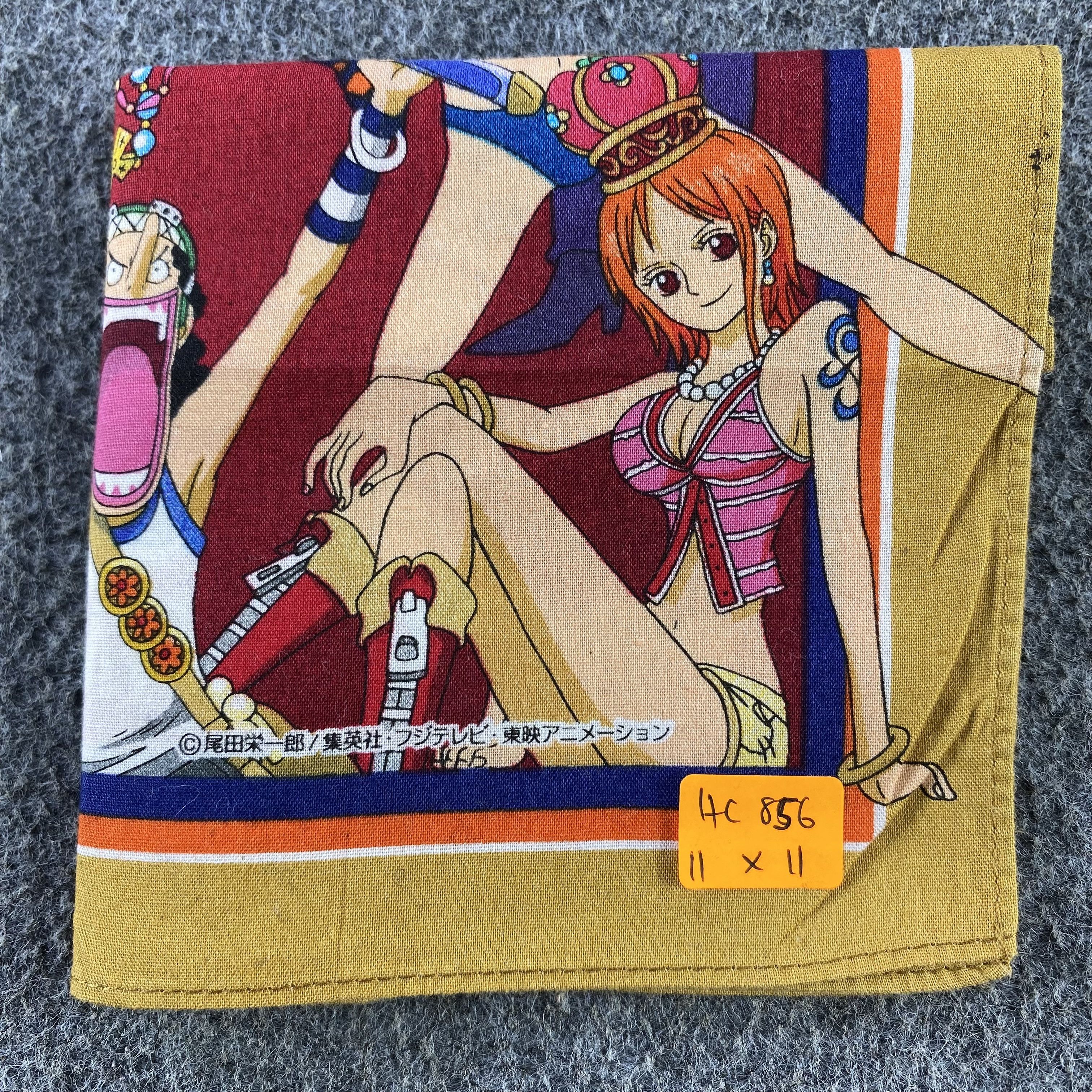 Anime × Japanese Brand One Piece Handkerchief/Neckerchief/Bandana HC856 Size ONE SIZE - 7 Thumbnail