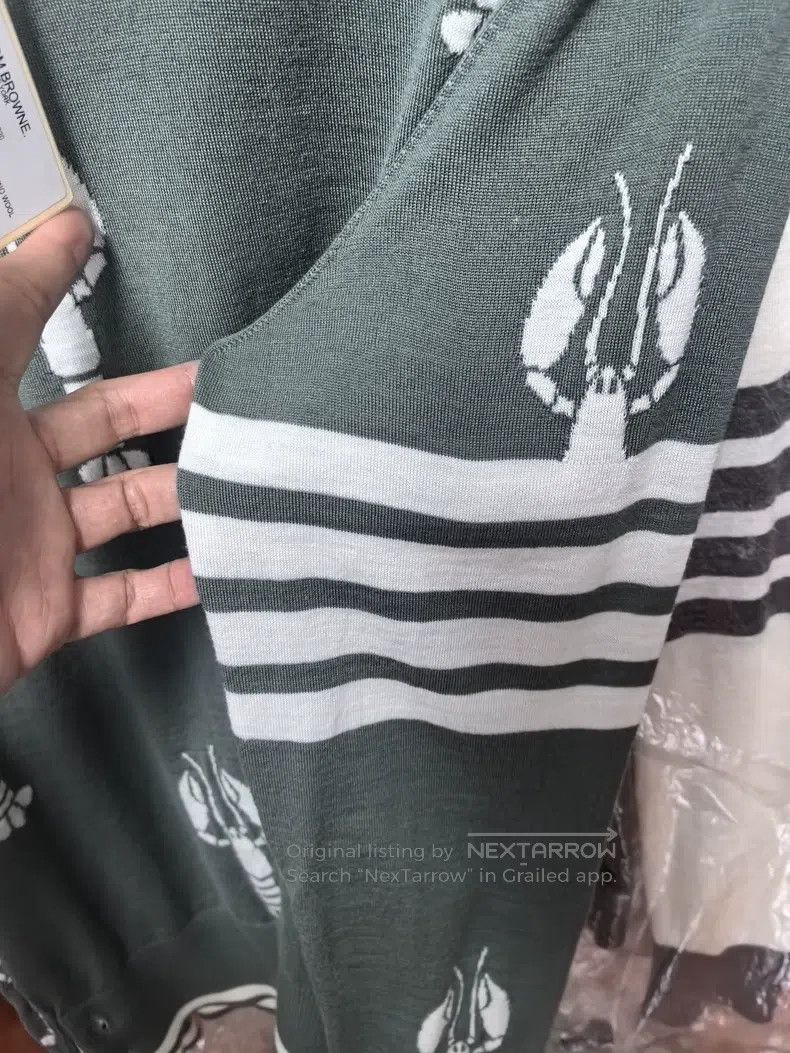 Other Thom Browne Full-Printed Lobster Knit Sweater Size US S / EU 44-46 / 1 - 3 Thumbnail