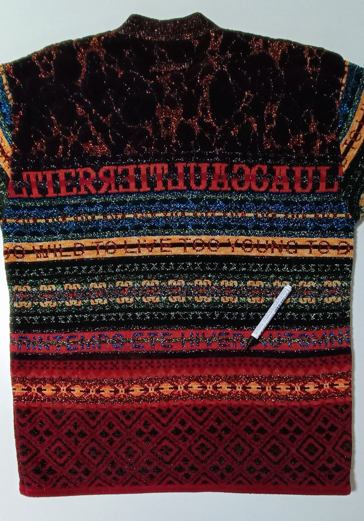 Jean Paul Gaultier Lurex oversize sweater Size US S / EU 44-46 / 1 - 5 Thumbnail