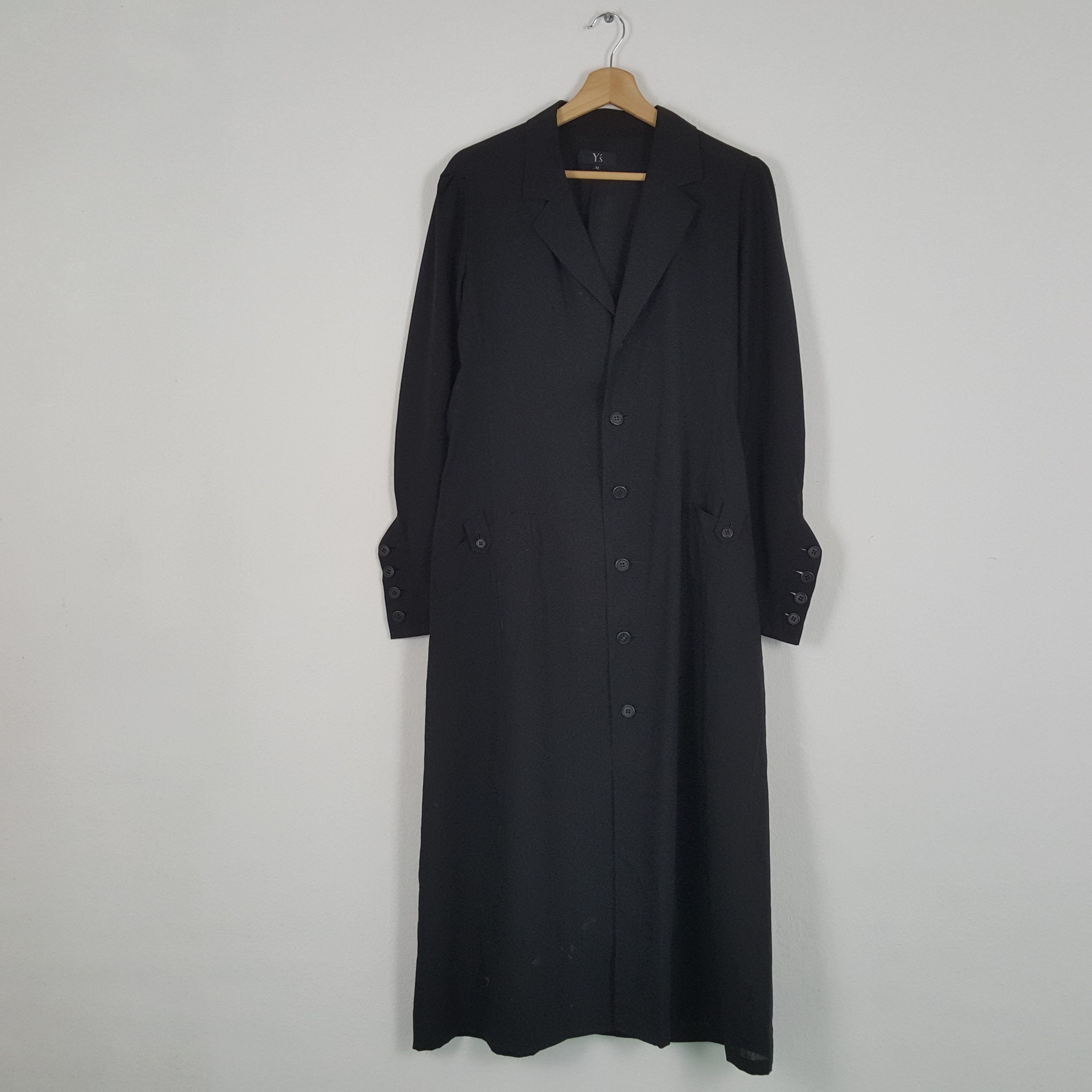 Vintage × Y's × Yohji Yamamoto Vintage Y's YOHJI YAMAMOTO Japanese Designer Long Jacket Size M / US 6-8 / IT 42-44 - 1 Thumbnail