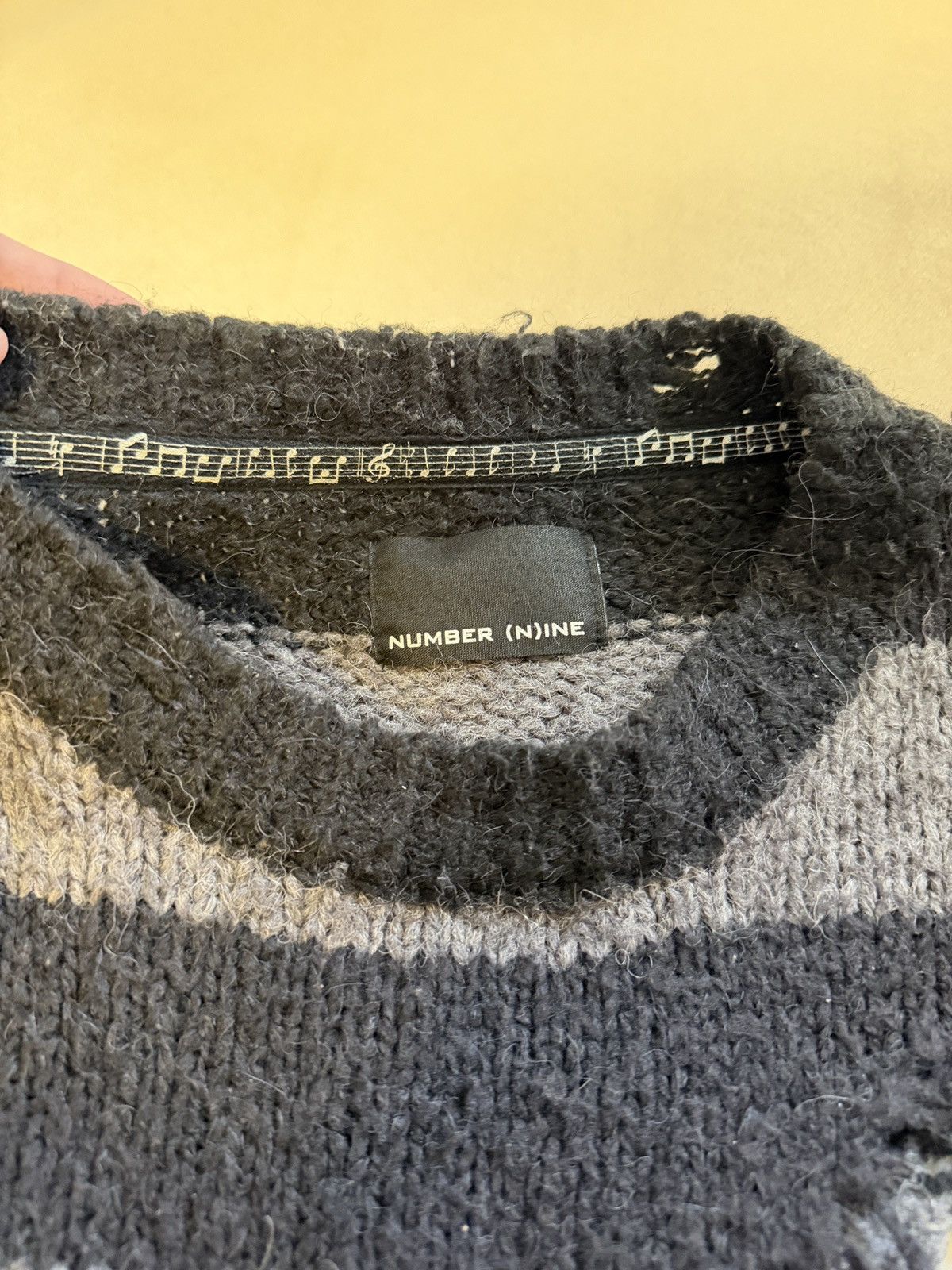 Number (N)ine Number (N)ine Alpaca fur sweater Size US M / EU 48-50 / 2 - 3 Thumbnail