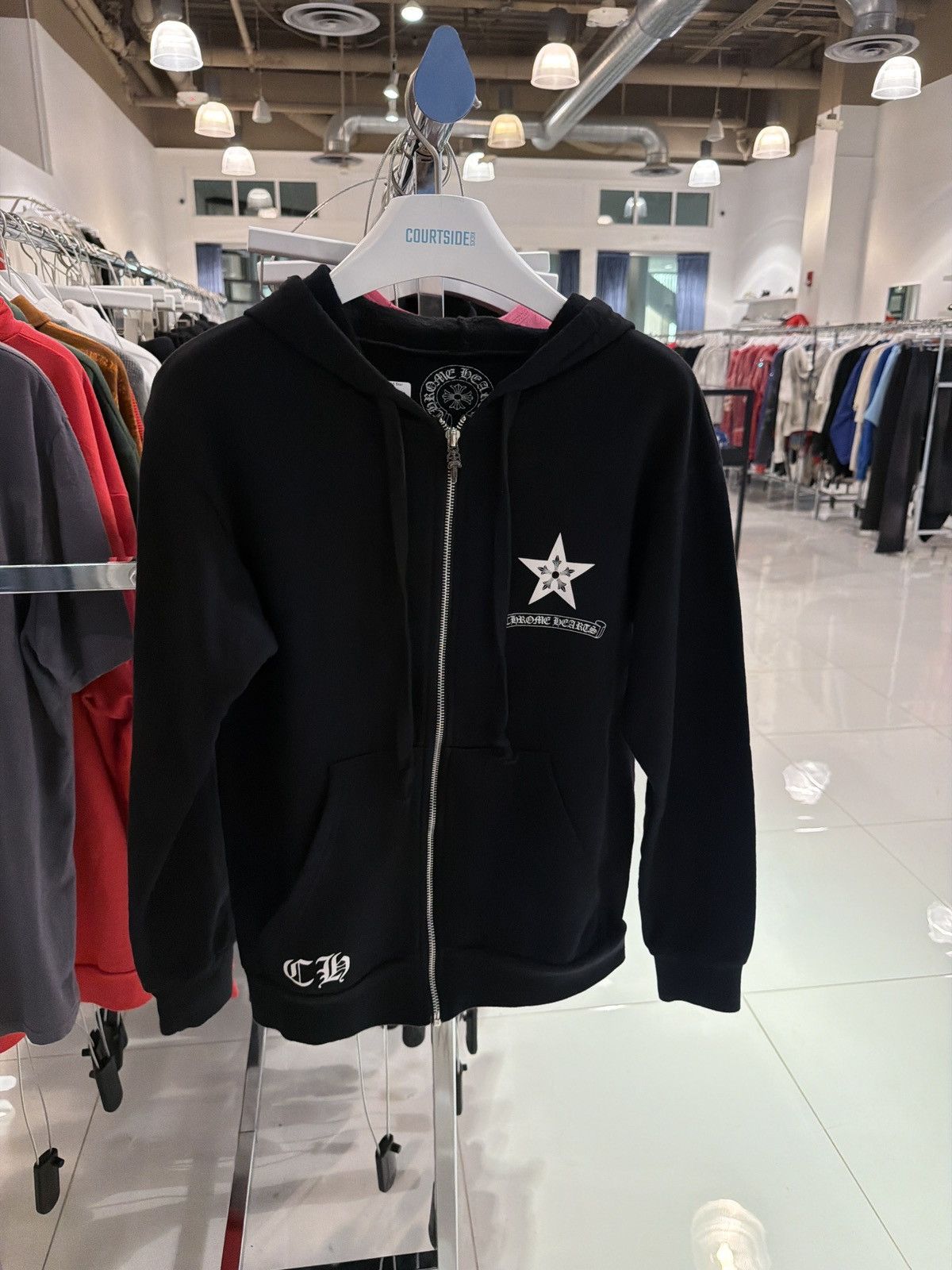 Chrome Hearts Chrome Hearts Hollywood Star Black Zip Up Size US S / EU 44-46 / 1 - 1 Thumbnail