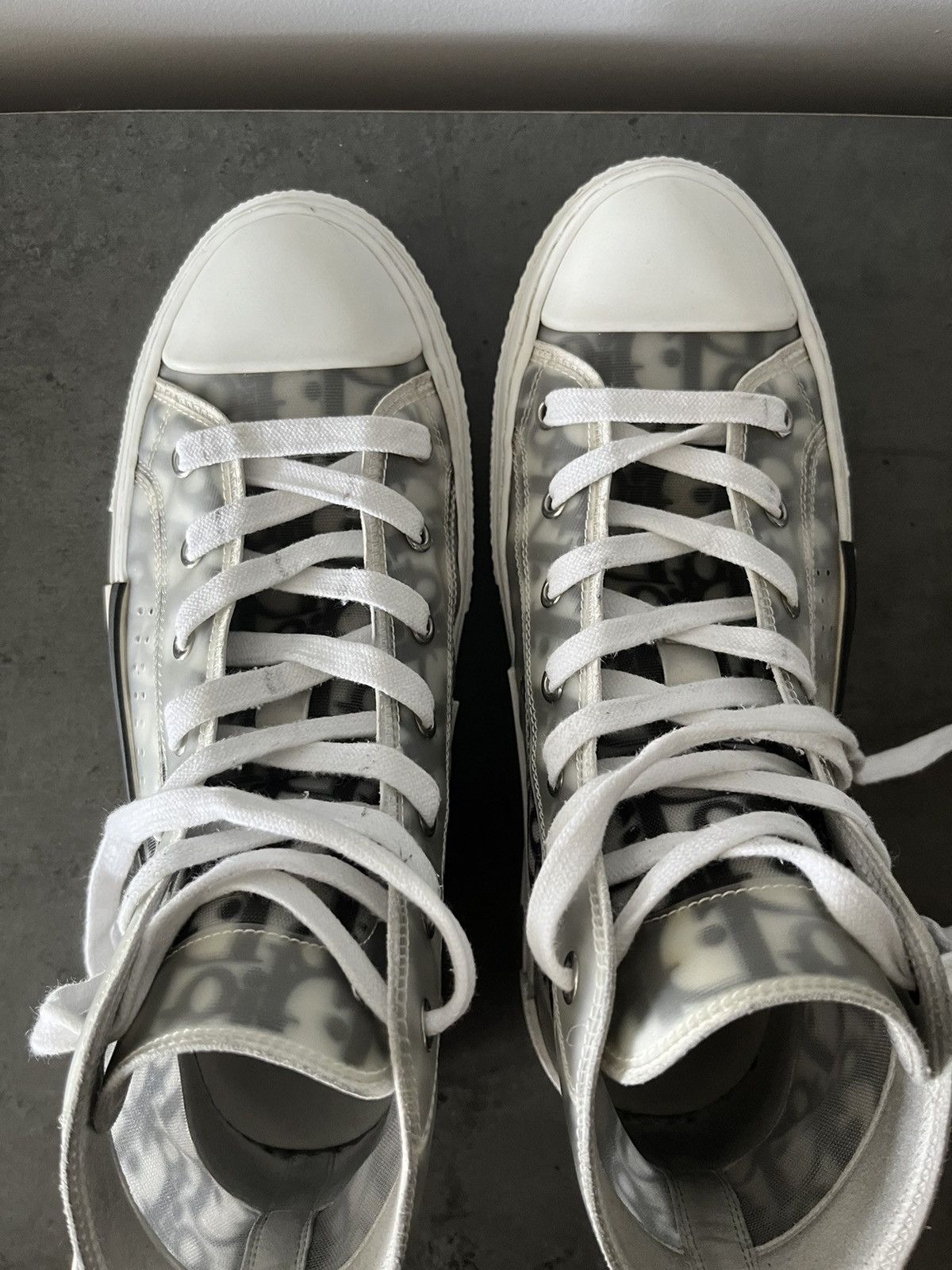 Dior Dior b23 monogram hi-top sneakers Size US 7.5 / EU 40-41 - 5 Thumbnail