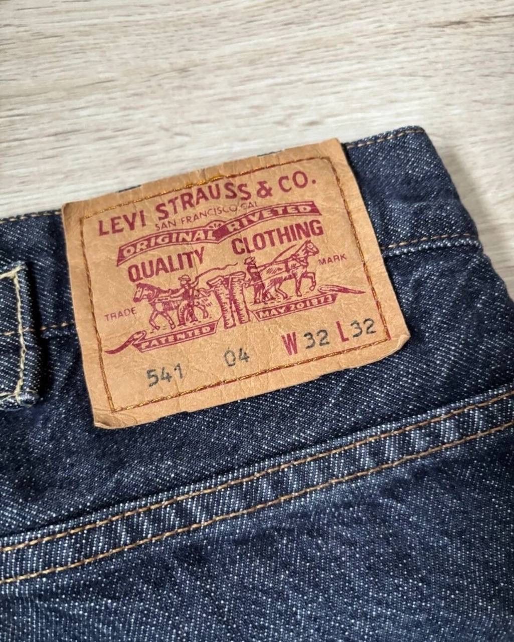Levi's Rare LEVIS 541 Tab Loose Fit Cinchback 32 One Pocket Denim Size US 32 / EU 48 - 5 Thumbnail