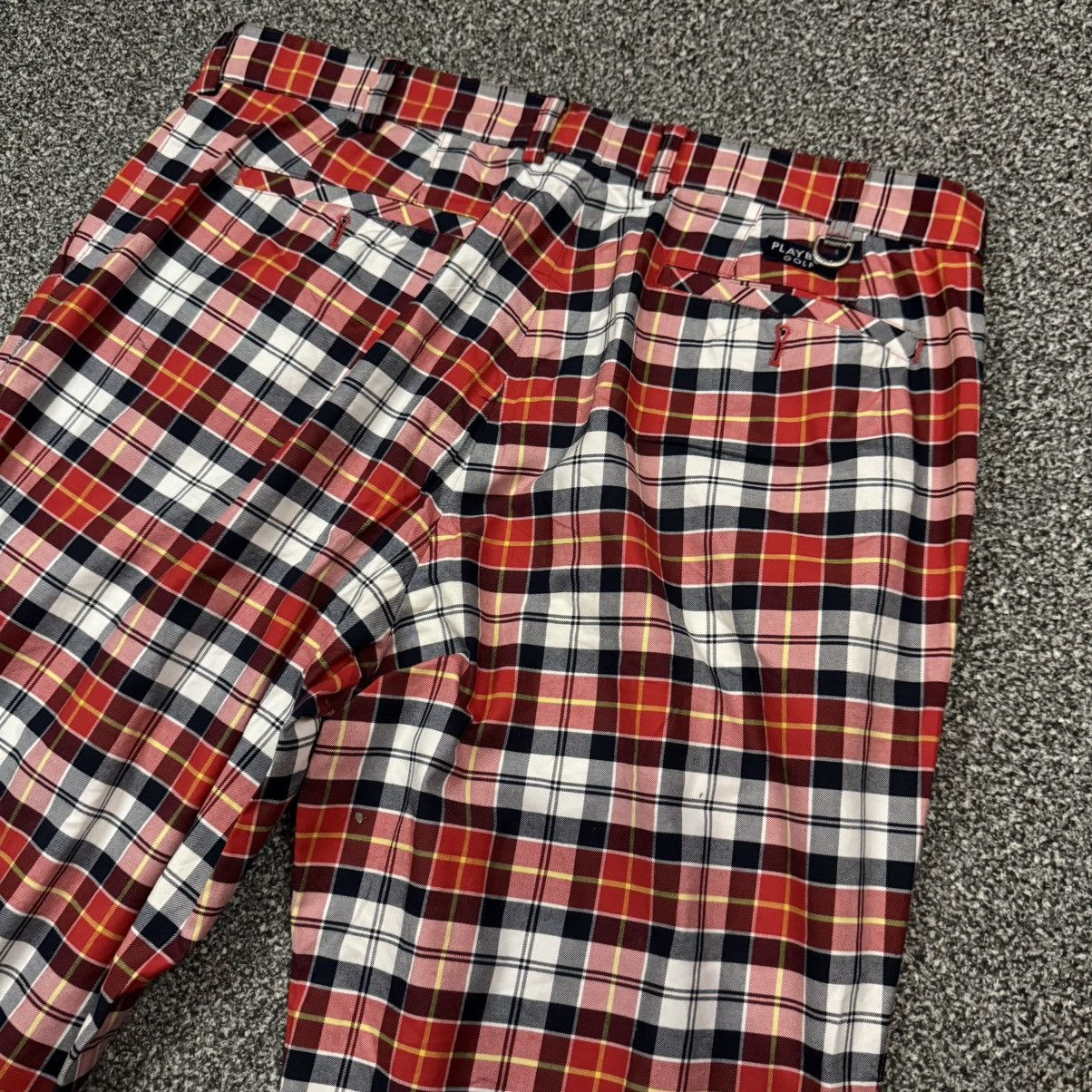 Playboy 🔥🔥 Vintage 90s Playboy Golf Tartan Pants Size US 36 / EU 52 - 4 Thumbnail