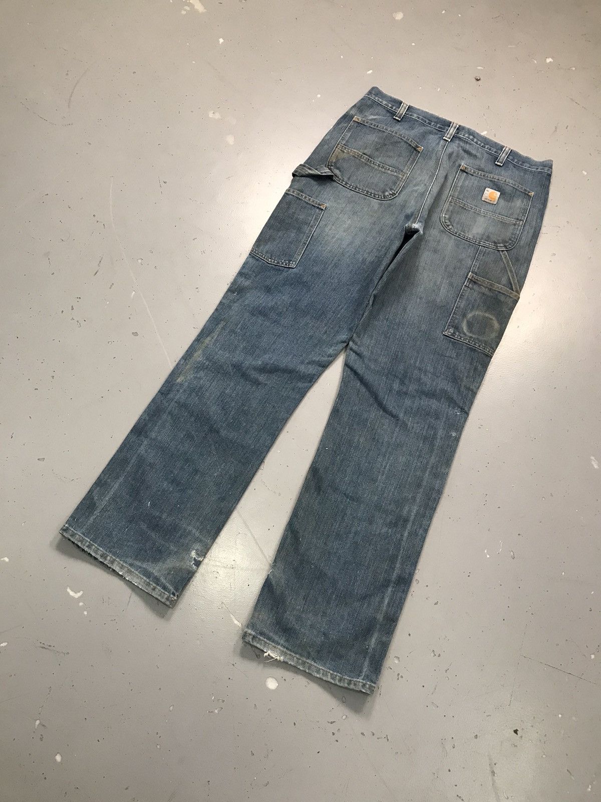 Carhartt Vintage Carhartt dusty double knee workwear denim Size US 36 / EU 52 - 12 Thumbnail