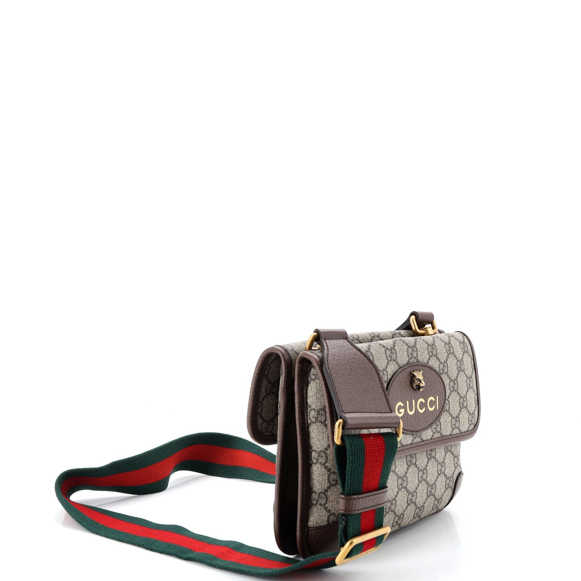 Gucci Neo Vintage Flap Messenger GG Coated Canvas Small Size ONE SIZE - 1 Thumbnail