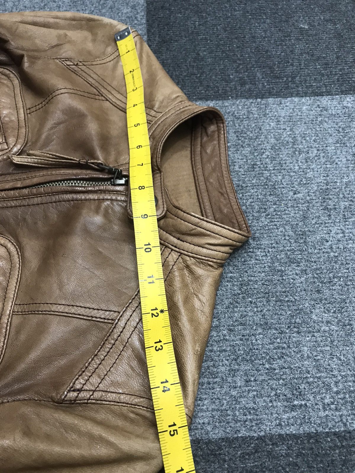 ABAHOUSE 💥ARCHIVAL💥Abahouse Japan Goatskin Cafe Racer Jacket Size XS / US 0-2 / IT 36-38 - 20 Thumbnail