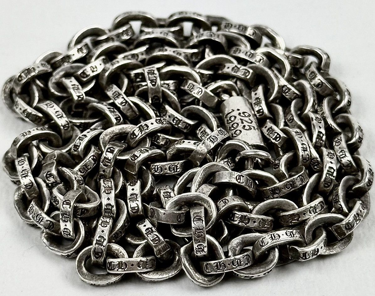 Chrome Hearts Chrome Hearts - Paper Chain - Silver Necklace 18" Size ONE SIZE - 10 Thumbnail