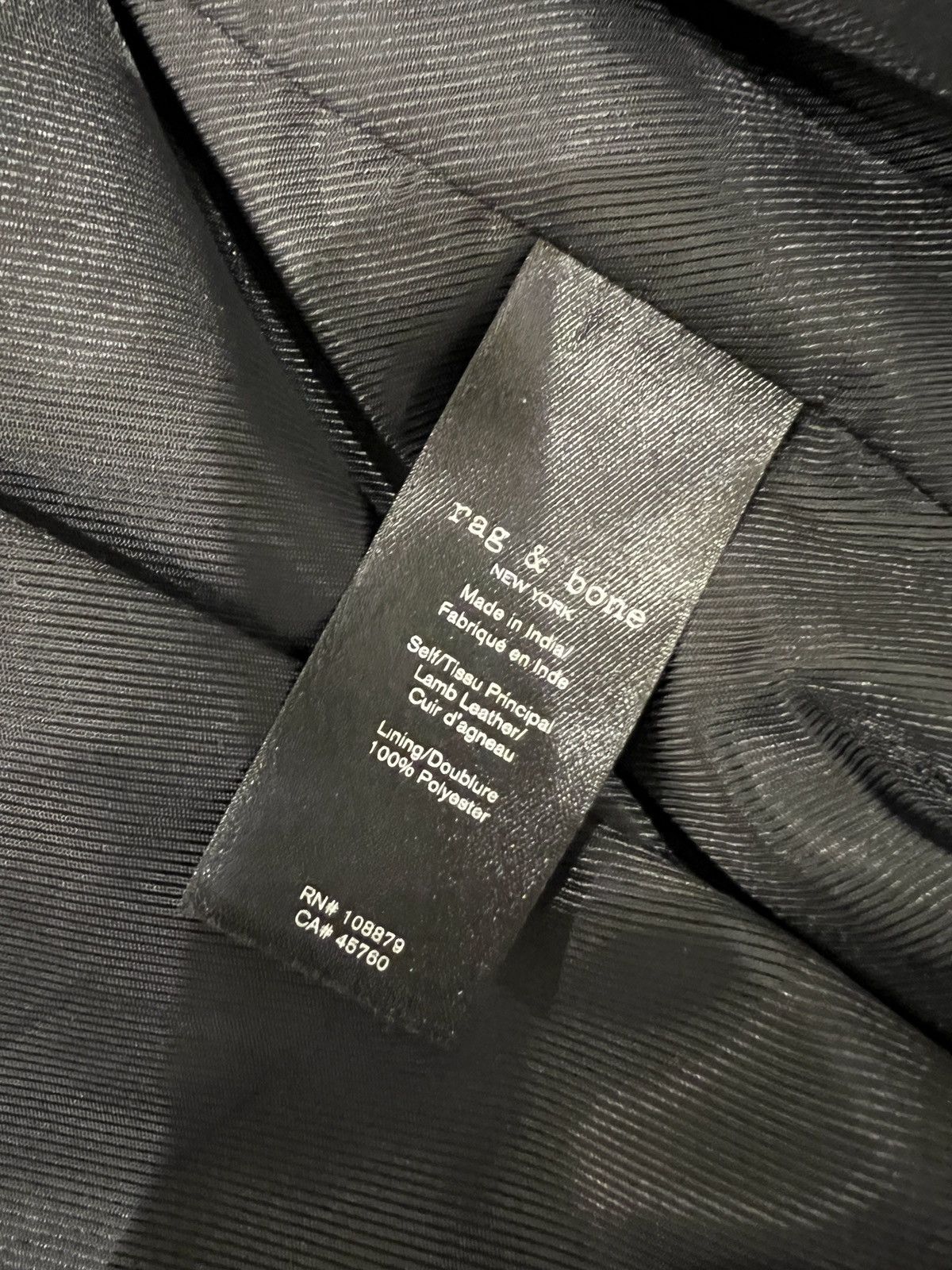 Rag & Bone Rag & Bone Owen lambskin leather jacket Size US S / EU 44-46 / 1 - 4 Thumbnail