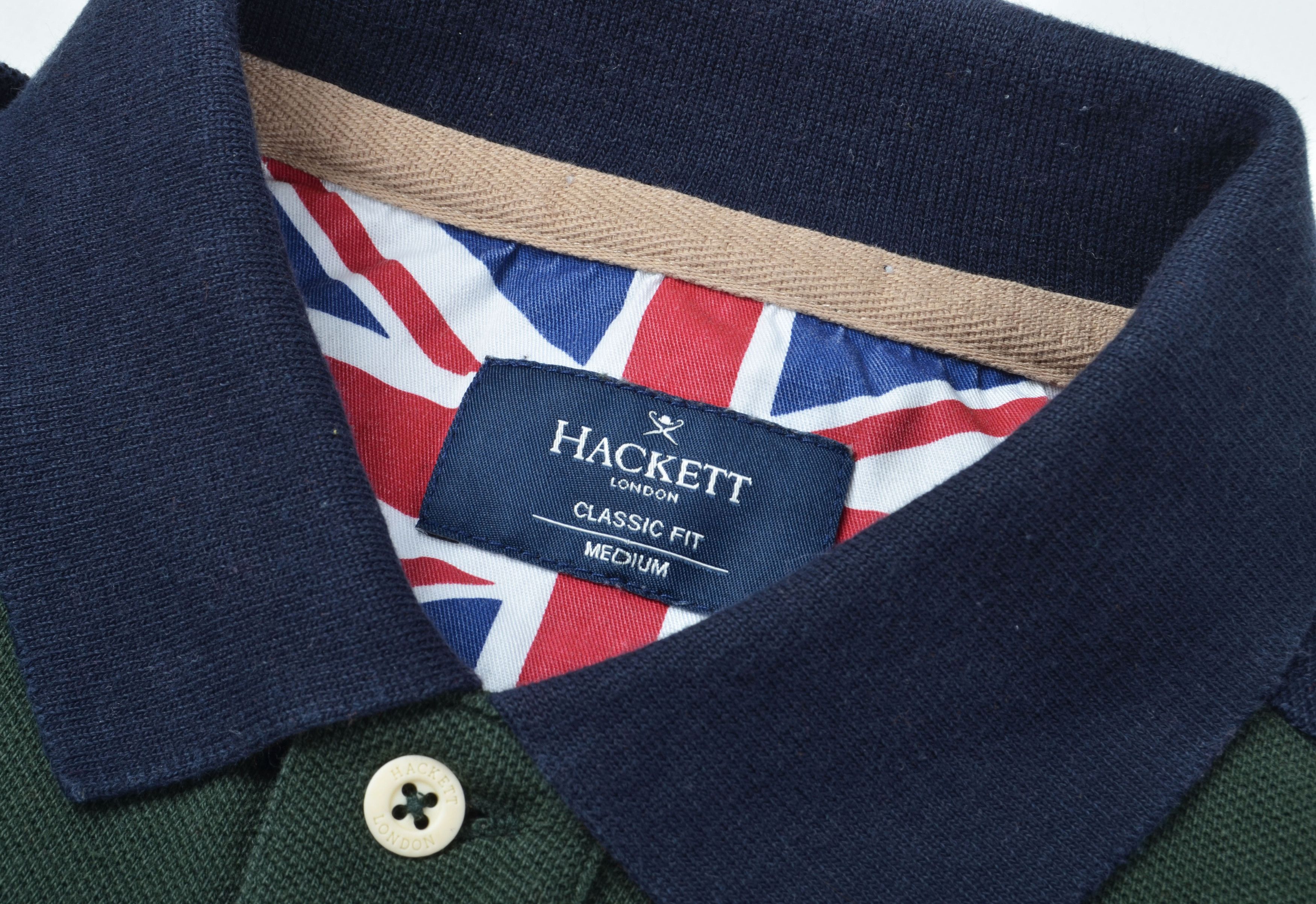 Hackett Hackett London GB Great Britain Classic Fit Big Logo Polo Size US M / EU 48-50 / 2 - 5 Thumbnail