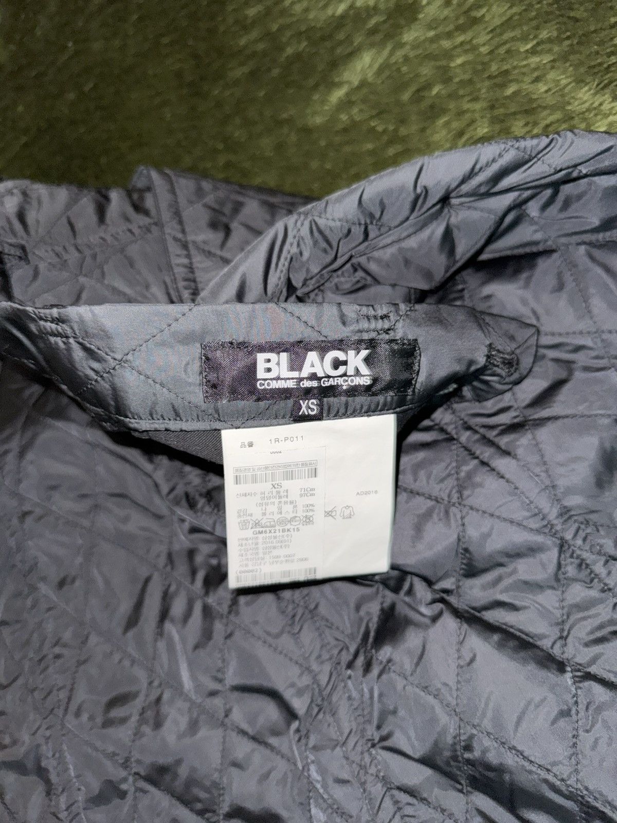Comme des Garcons Black [XS] Black Comme des Garçons 16AW Quilted Sarrouel Pants Size US 30 / EU 46 - 4 Thumbnail