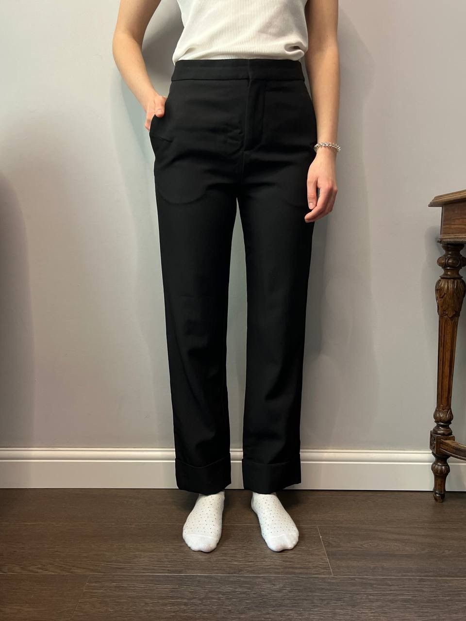 image of Maison Margiela Margiela Pants in Black, Women's (Size 26)