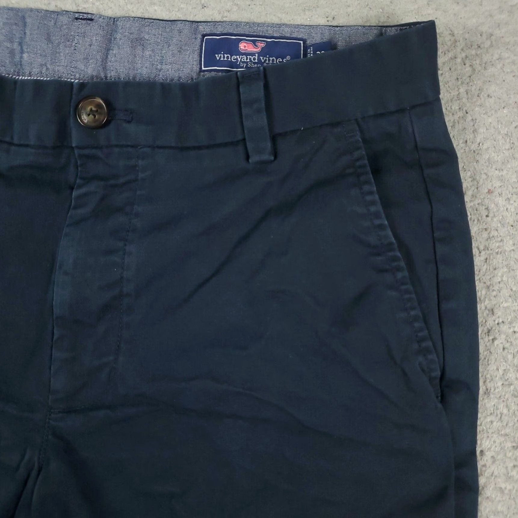 Vineyard Vines VINTAGE Vineyard Vines Shorts Men Size 30 Blue Flat Front Chino Casual Classic Preppy Size US 30 / EU 46 - 3 Thumbnail