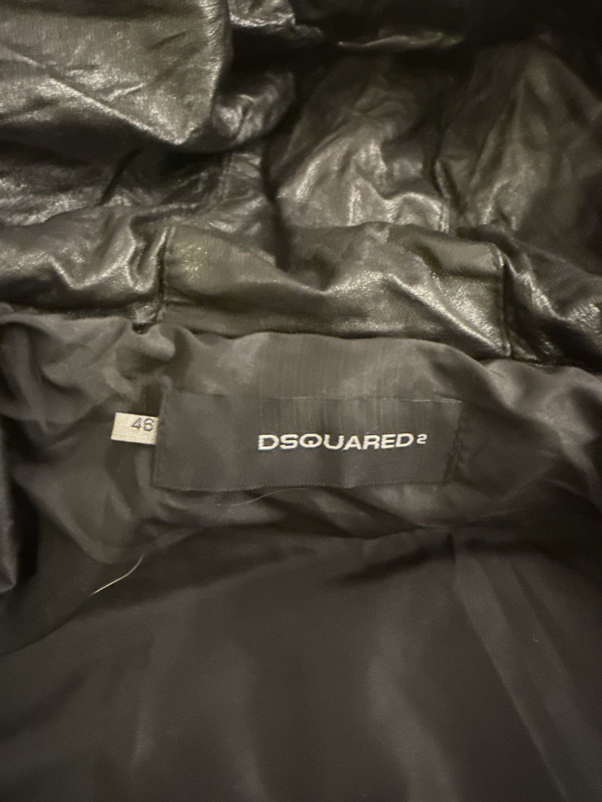Dsquared2 2000s Dsquared2 Leather & polyester fur puffer Size M / US 6-8 / IT 42-44 - 6 Thumbnail