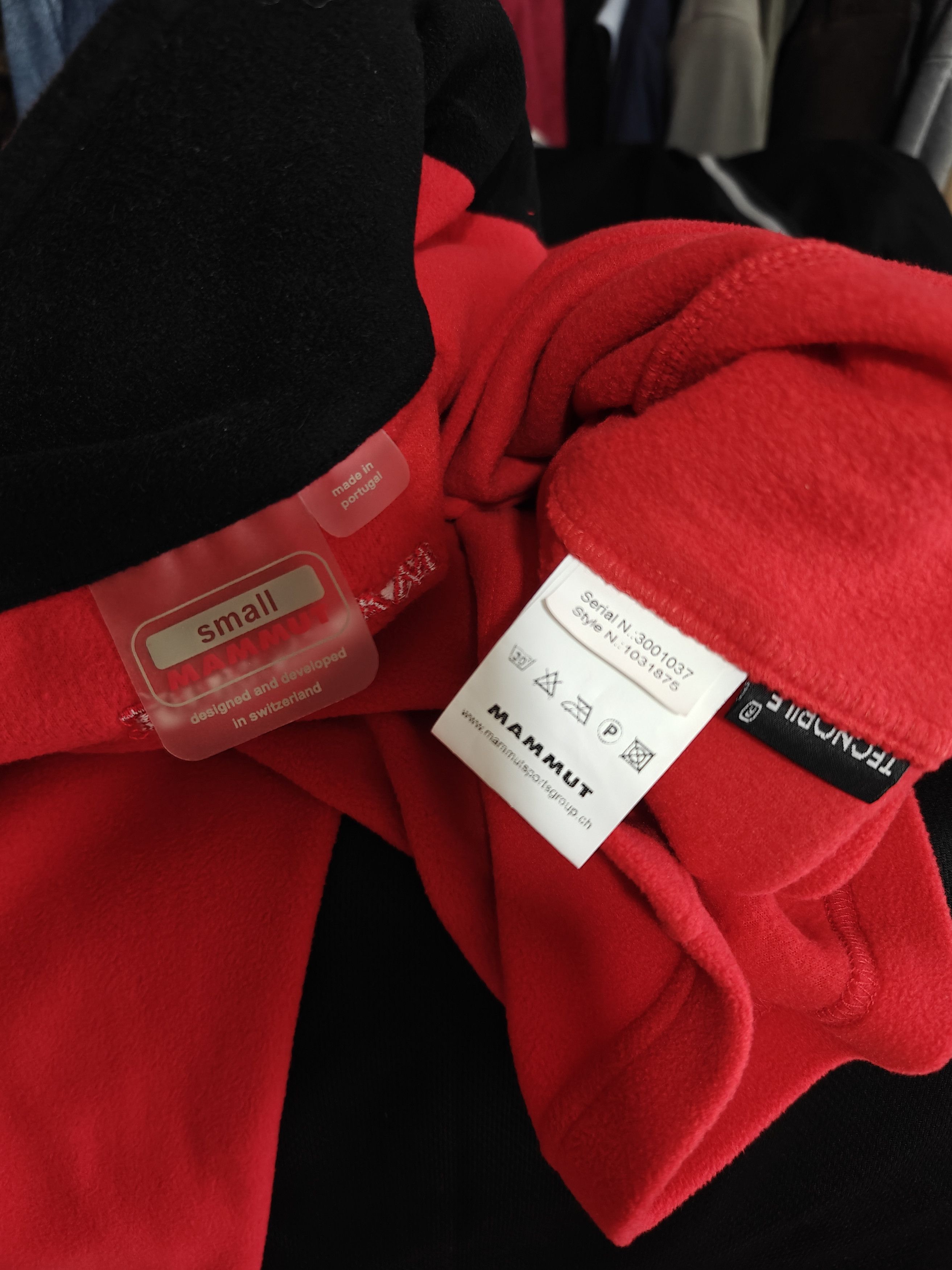 Mammut Mammut Fleece Jacket Outdoor Red Zip size S Size US S / EU 44-46 / 1 - 10 Thumbnail