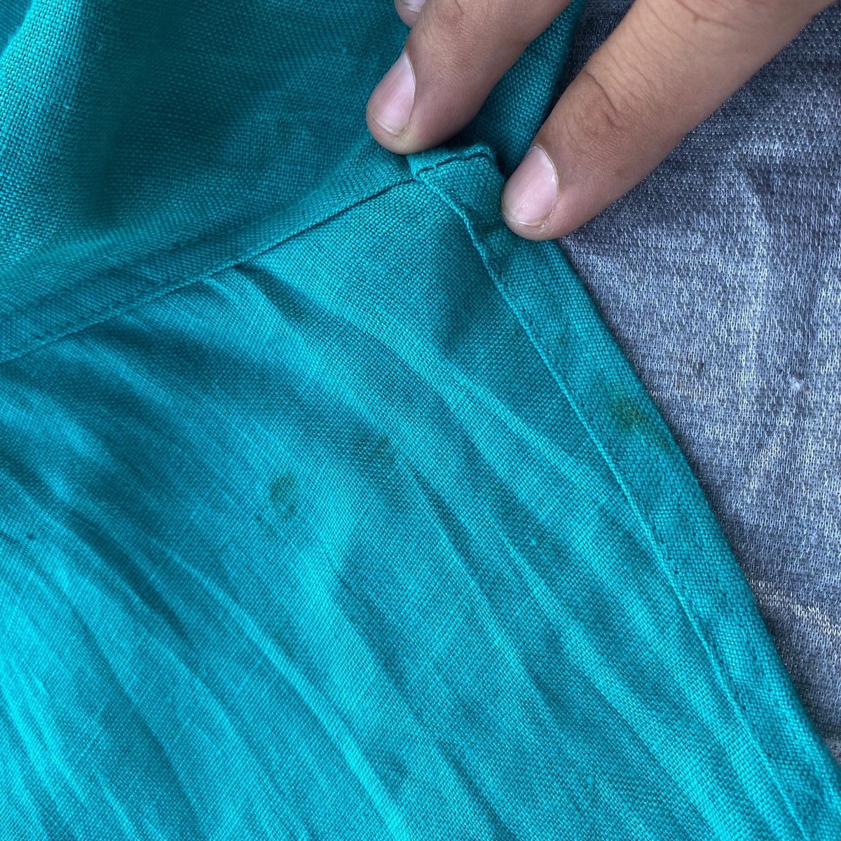 Lanvin ‼️LAST DROP‼️Lanvin Paris Linen Zip Jacket Teal Green Vintage Size US M / EU 48-50 / 2 - 14 Thumbnail