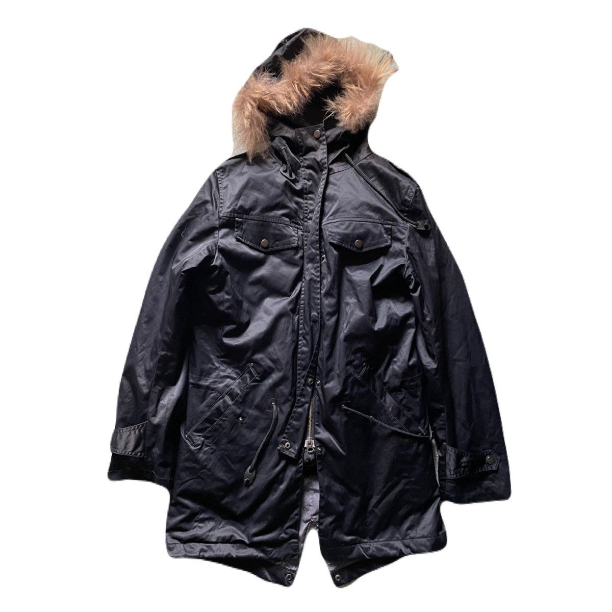 If Six Was Nine 2000s Japanese archive fur military parka vkei y2k Size US M / EU 48-50 / 2 - 3 Thumbnail
