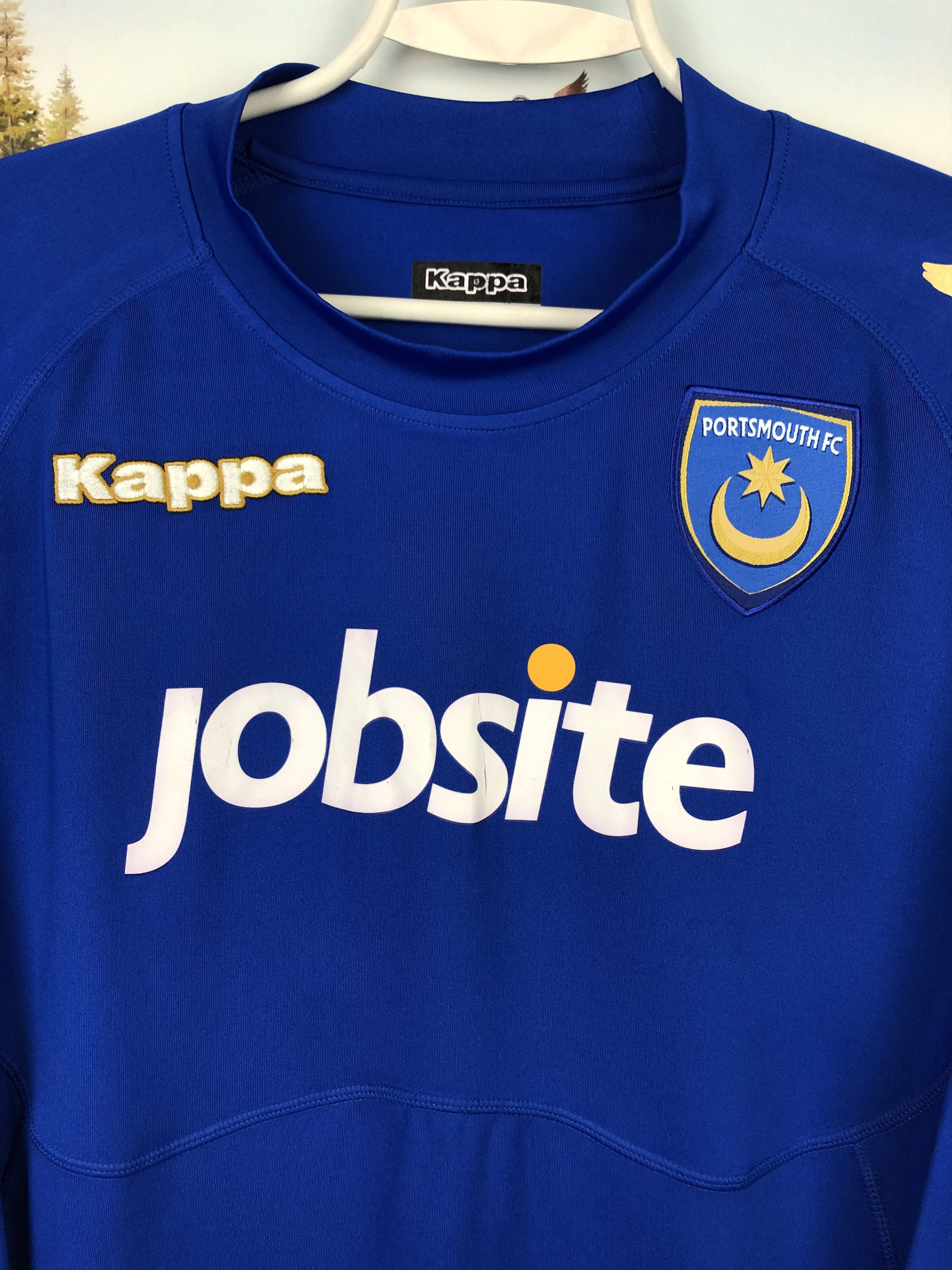 Kappa Portsmouth football shirt Soccer Kappa Long Sleeve Jersey Size US M / EU 48-50 / 2 - 3 Thumbnail