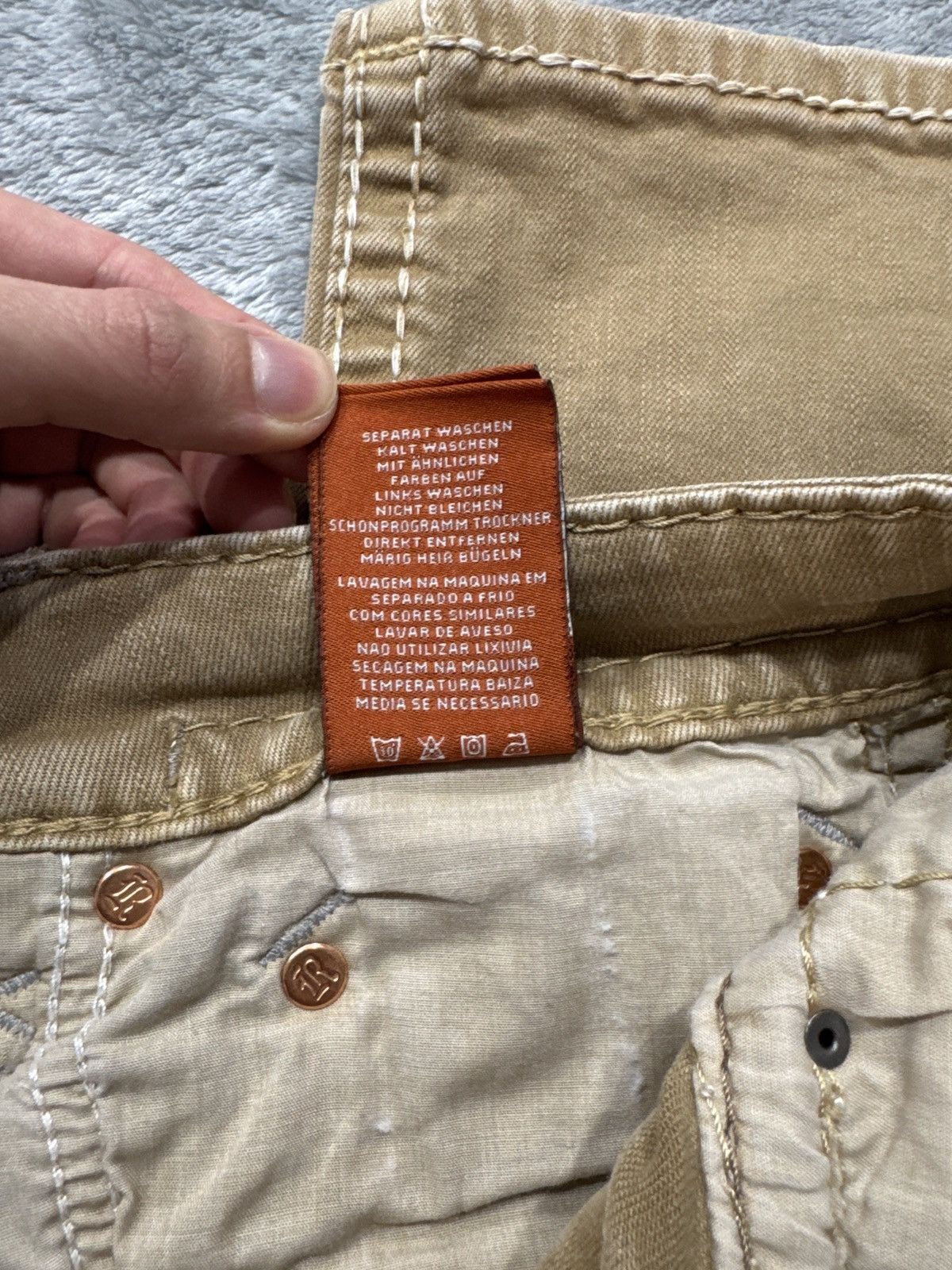 Rock Revival Beige/Brown Rock revival jeans 31/32 Size US 31 - 11 Thumbnail