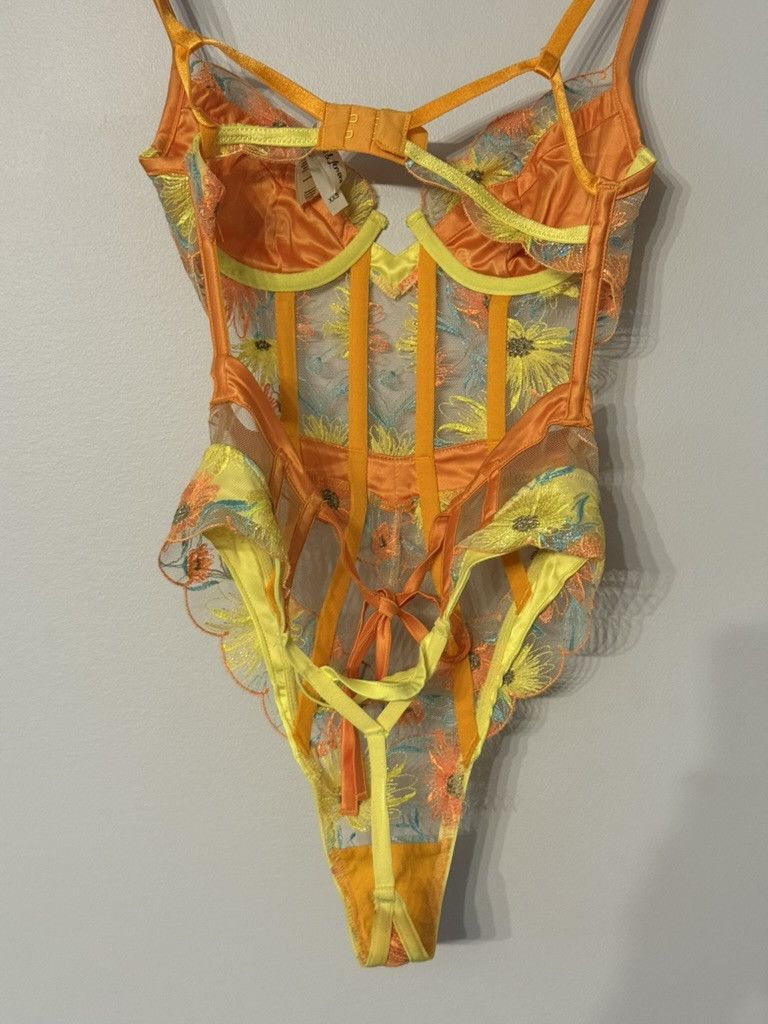 For Love & Lemons Corset Bodysuit Size XXS / US 00 / IT 34 - 3 Thumbnail
