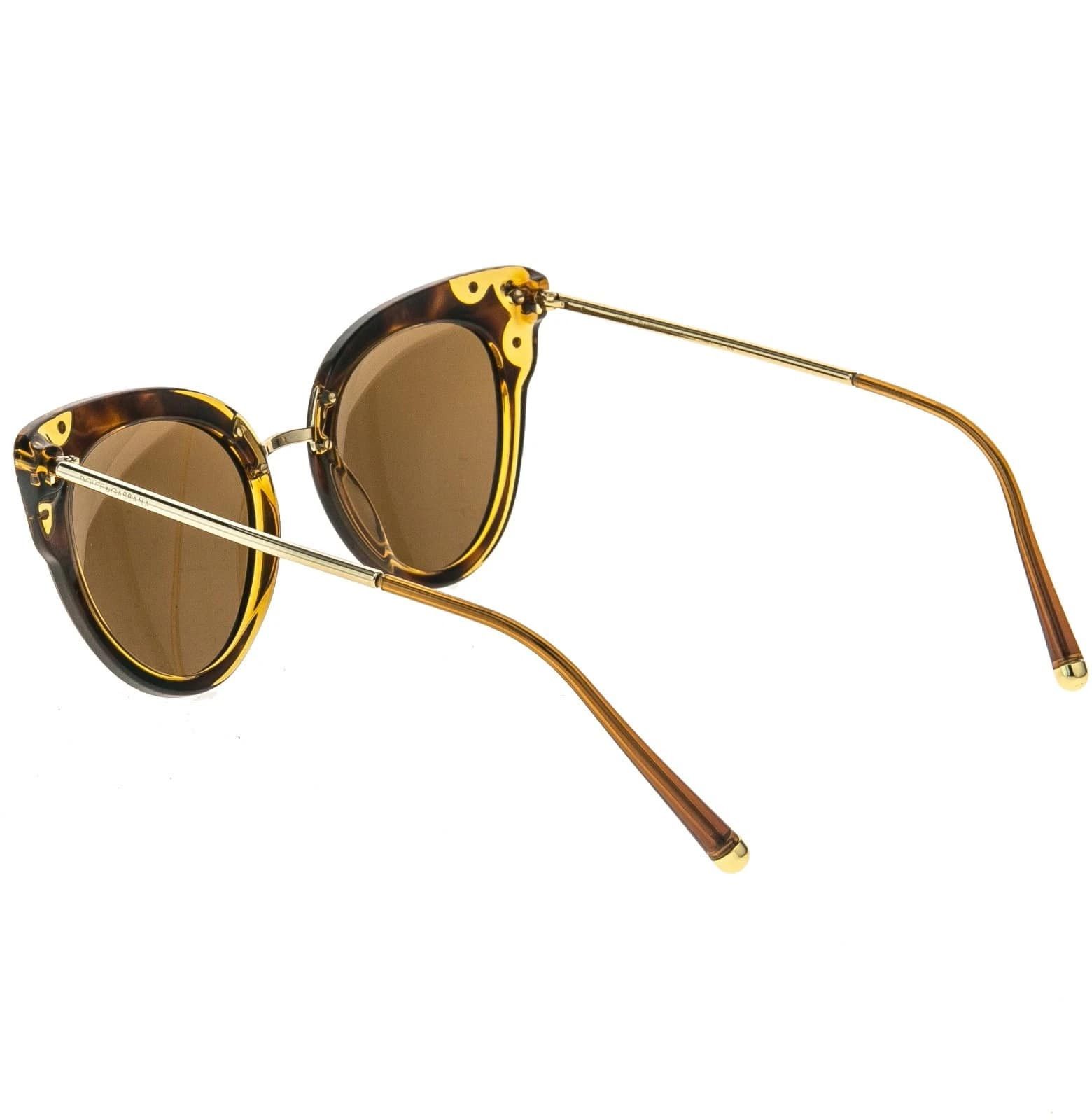 Dolce & Gabbana DOLCE & GABBANA DG4340 LUCIA DG 4340 Brown Havana Sunglasses Size ONE SIZE - 7 Thumbnail