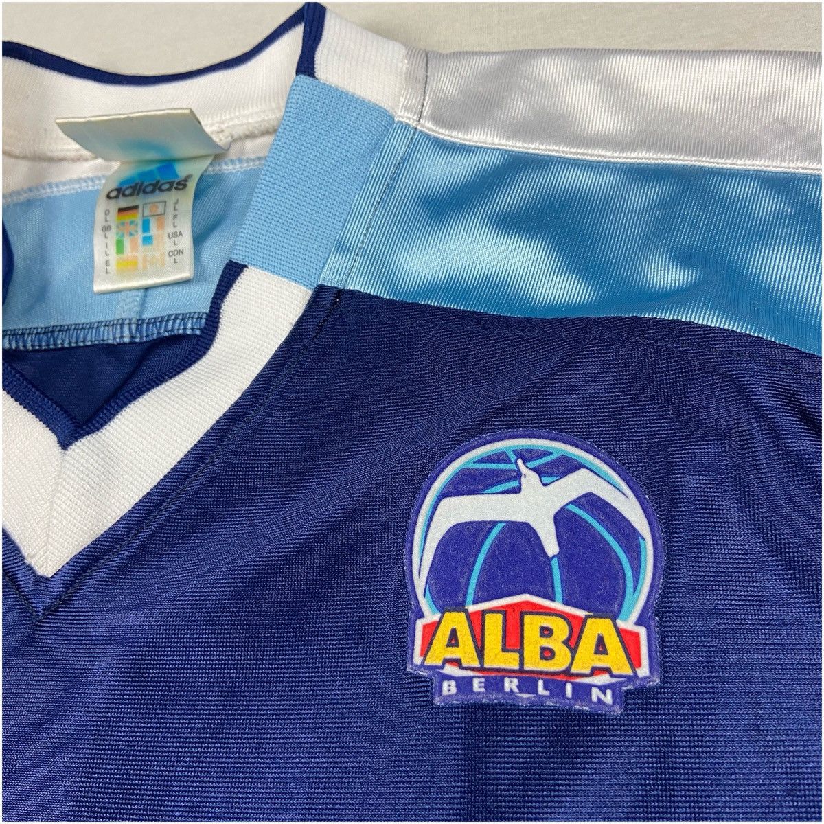 Adidas Vintage Adidas Alba Berlin Basketball Jersey L Size US L / EU 52-54 / 3 - 4 Thumbnail