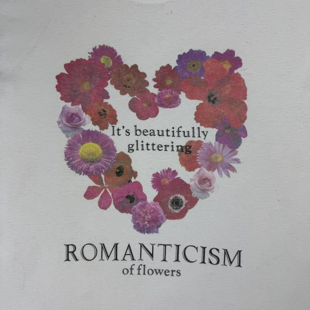 Vintage Vintage Flora Romanticism of Flowers Graphic T-shirt Size US L / EU 52-54 / 3 - 6 Thumbnail