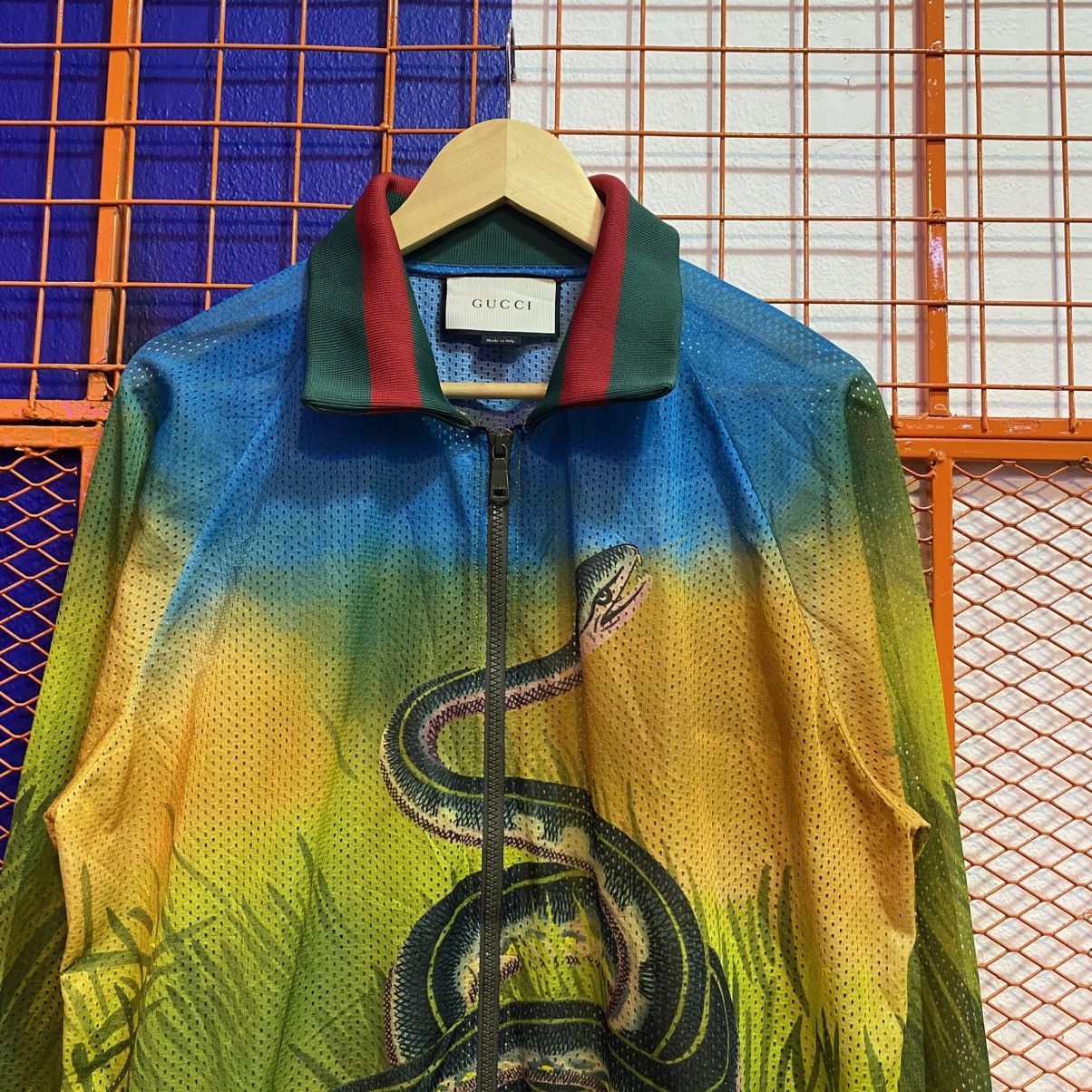 Gucci Gucci Snake Print Mesh Jacket❗️ Size US M / EU 48-50 / 2 - 2 Thumbnail
