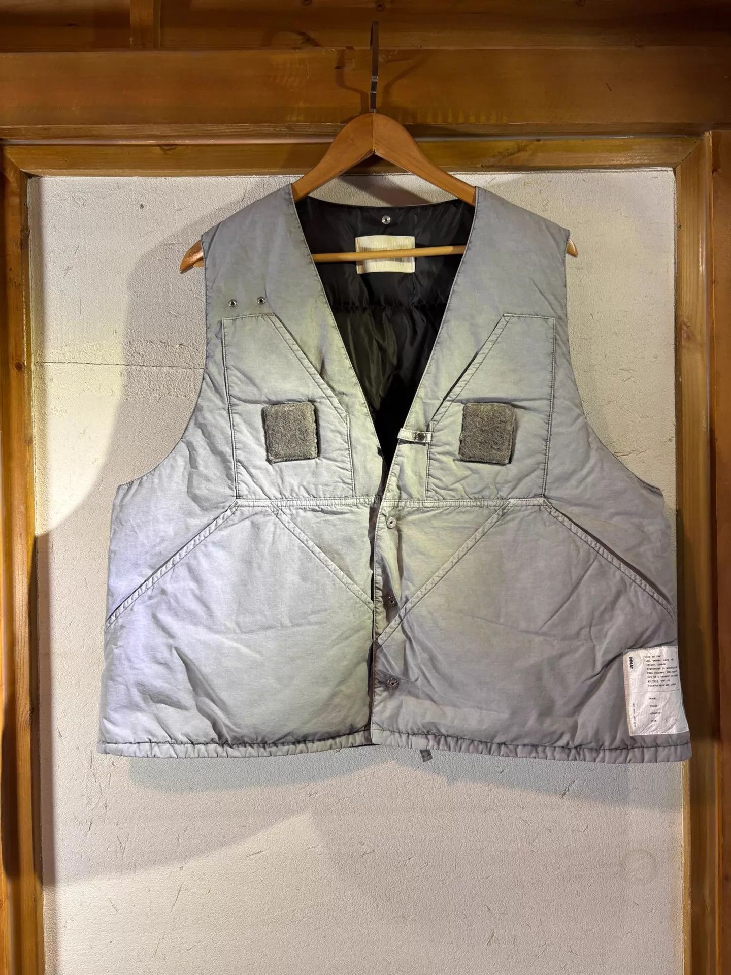 Innat INNAT Distressed Dyed Down Vest Size 3 99% New Size US L / EU 52-54 / 3 - 1 Thumbnail