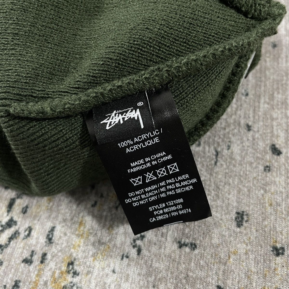 Other Stussy Stripe Skullcap Beanie Dark Green Size ONE SIZE - 5 Thumbnail