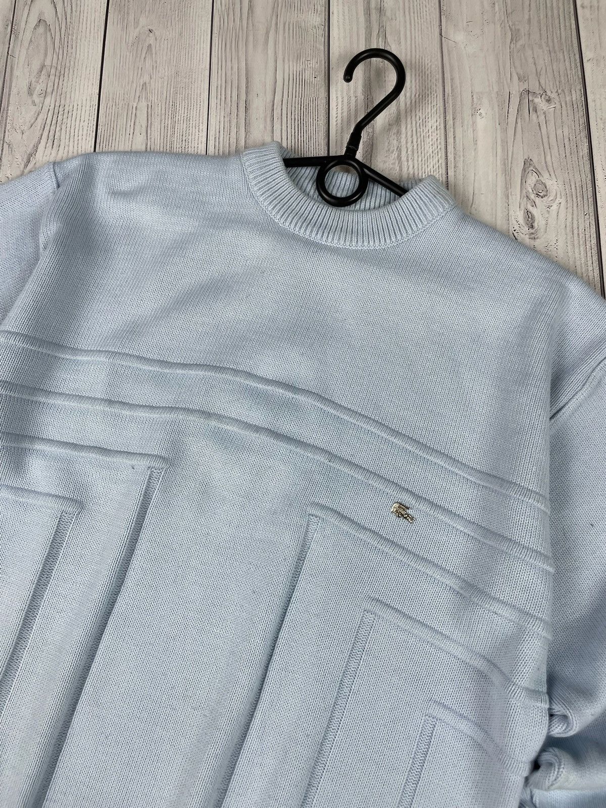 Lacoste Vintage Lacoste Sweater size L logo blue Size US L / EU 52-54 / 3 - 2 Thumbnail