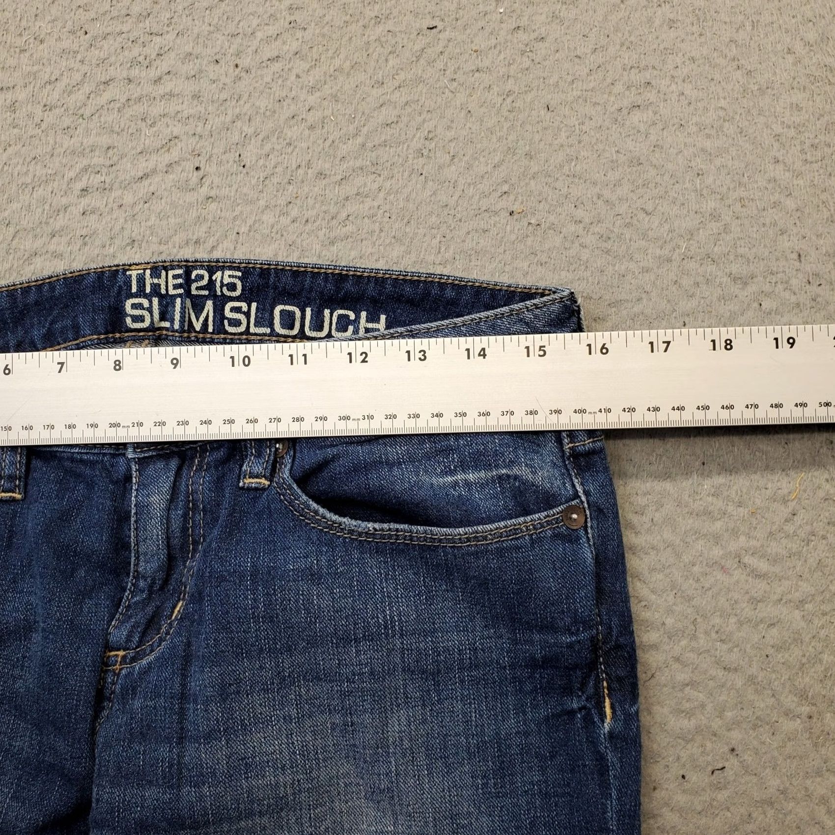 Denime Bullhead Womens 5 Jeans Skinny Blue Denim The 215 Slim Slouch Faded Whiskered Size 27" / US 4 / IT 40 - 6 Thumbnail