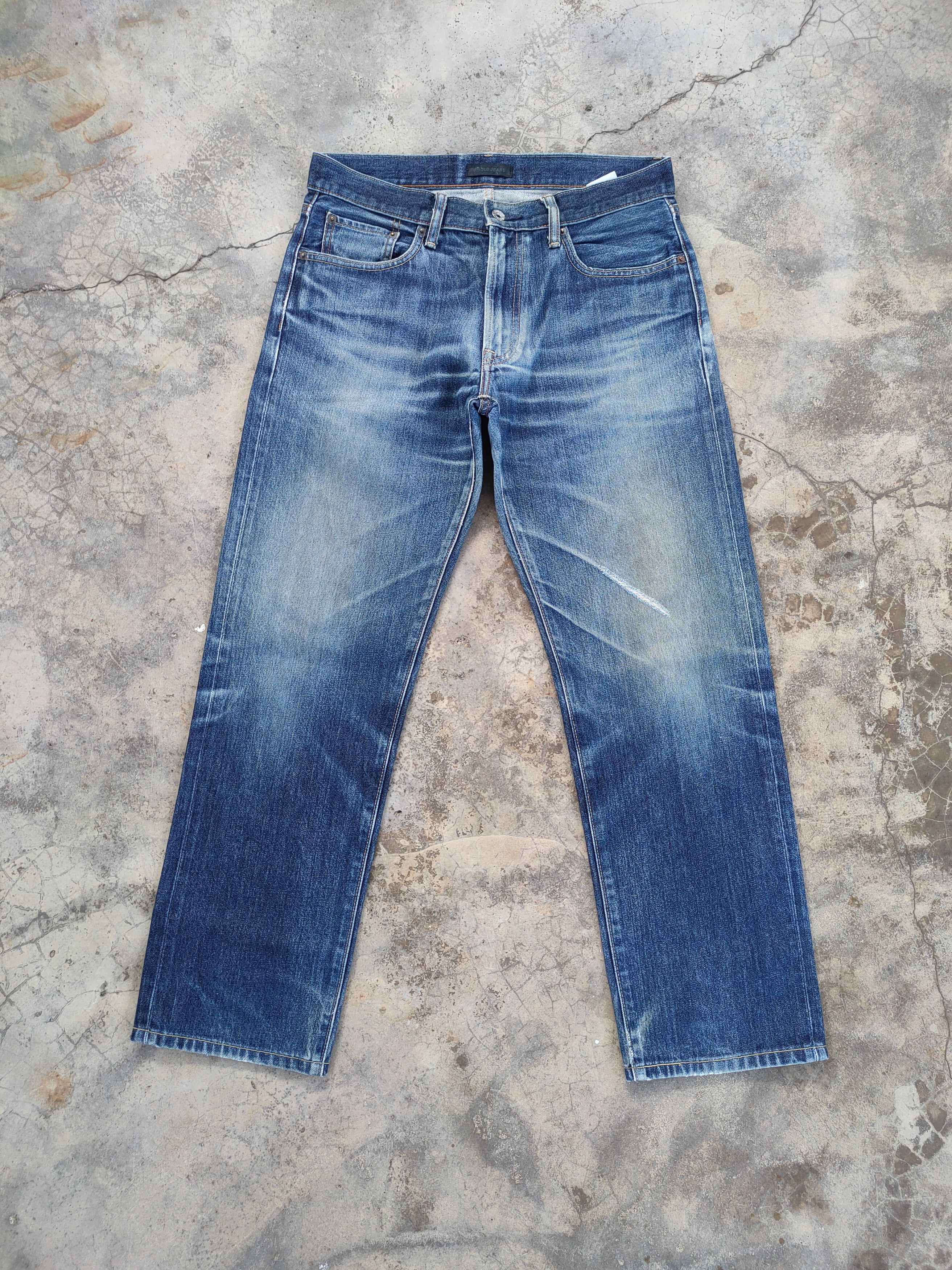 Japanese Brand × Jean × Vintage W33 VINTAGE JAPANESE FADED JEANS DENIM PANTS Size US 33 - 1 Thumbnail