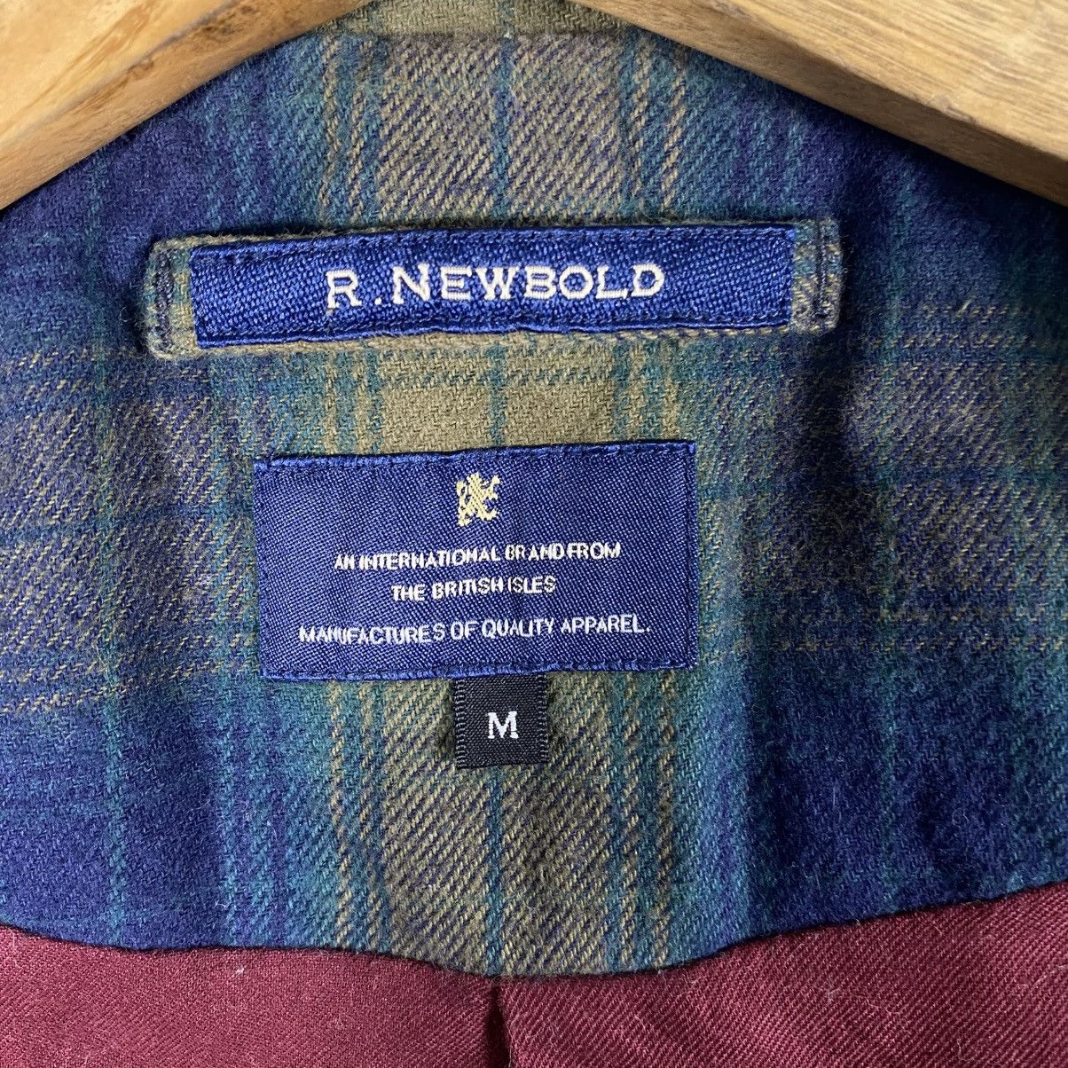 Japanese Brand × Paul Smith × R.Newbold Vintage R.Newbold Plaid Zipper Biker Jacket M Size Size US M / EU 48-50 / 2 - 9 Thumbnail