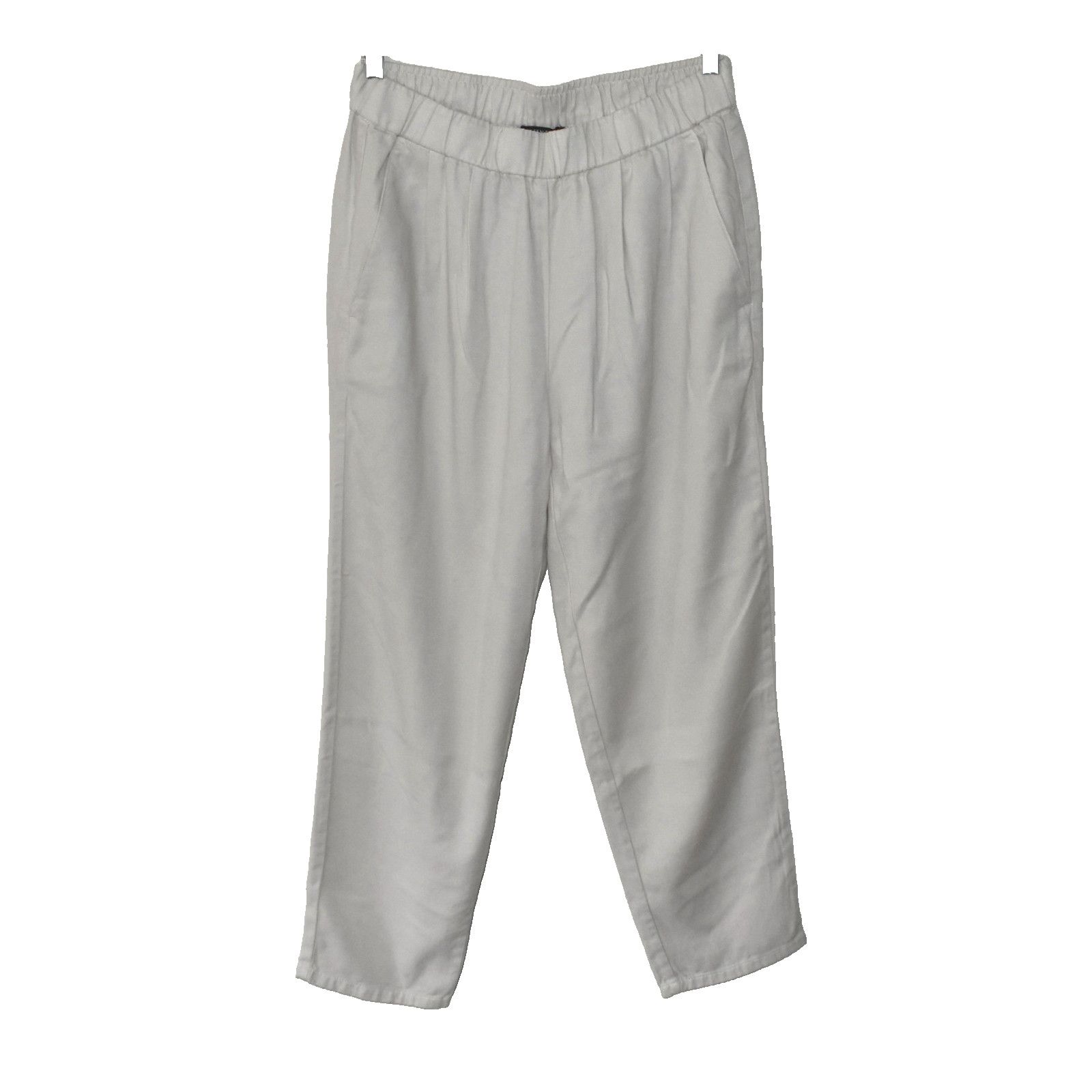 Eileen Fisher EILEEN FISHER Beige Tencel Pleated Slash Pocket Pants Sz S/P Size 27" / US 4 / IT 40 - 1 Thumbnail