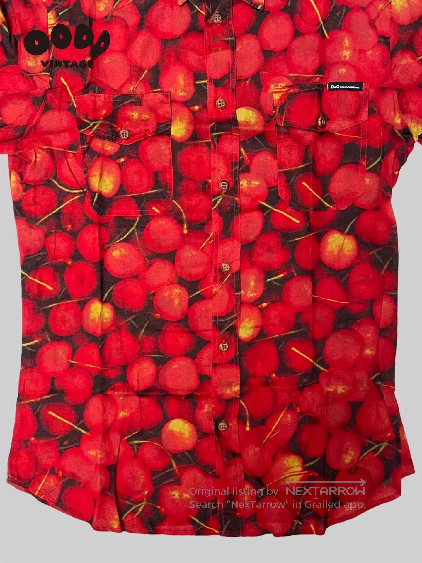 Dolce & Gabbana Dolce & Gabbana Cherry Printed Shirt. Size S / US 4 / IT 40 - 3 Thumbnail