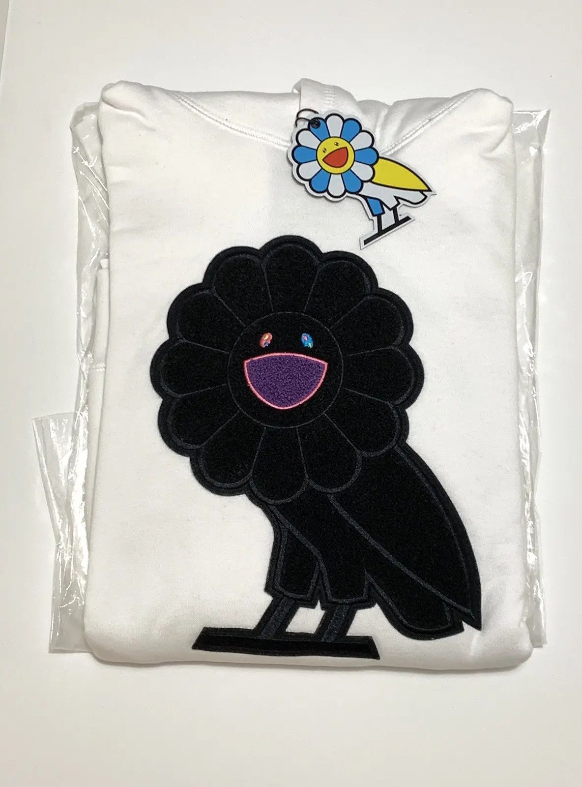 Drake OVO X Murakami Hoodie White 2018 OG Flower Owl Black Size US M / EU 48-50 / 2 - 1 Thumbnail