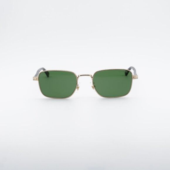 Montblanc Montblanc MB0339S 002 Sunglasses Havana/Gold Square Frame Size ONE SIZE - 3 Thumbnail