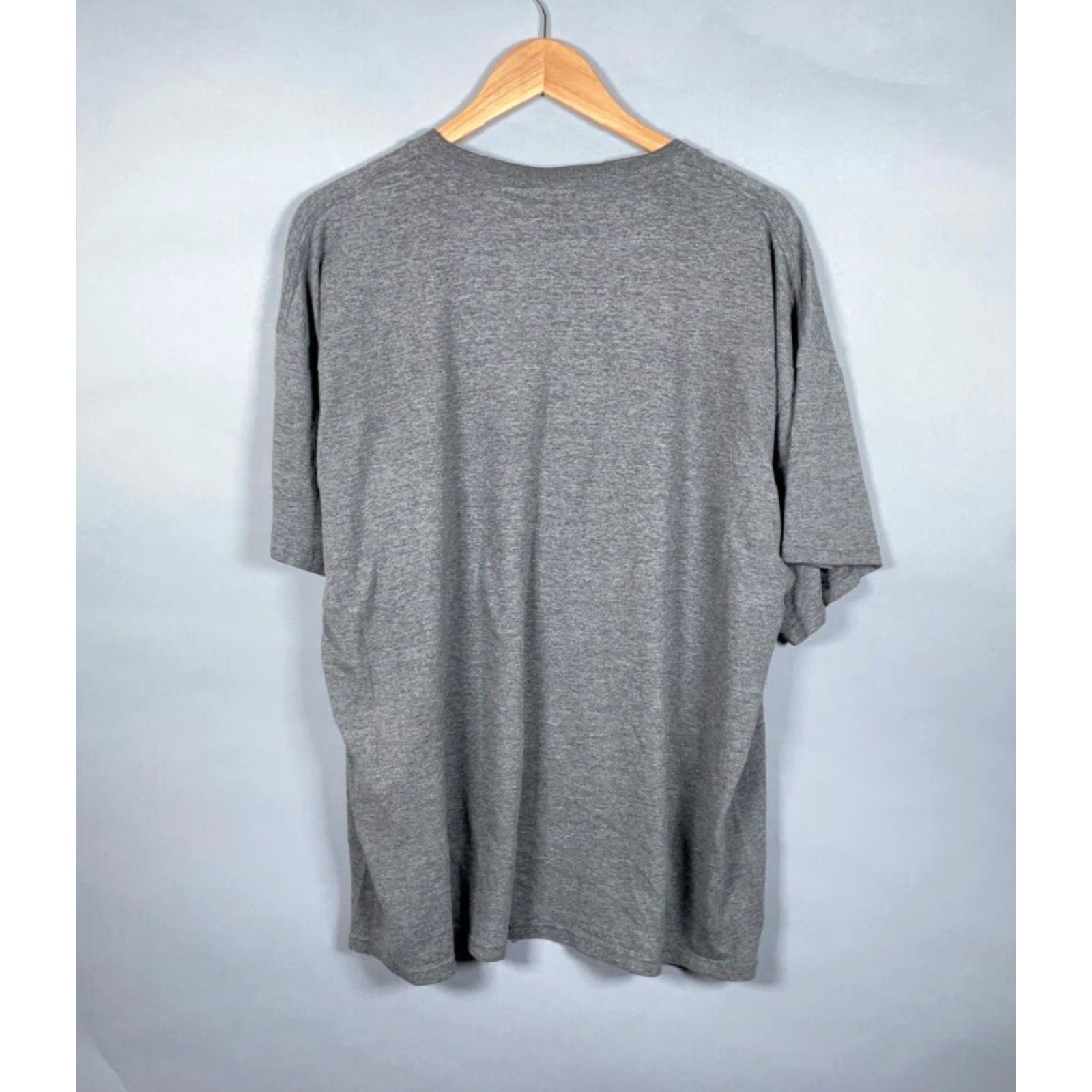 Nike VINTAGE Nike Soccer Print T-Shirt Adult XL Gray/White 90s Made in USA Mens Shirt 50/50 Size US XL / EU 56 / 4 - 3 Thumbnail