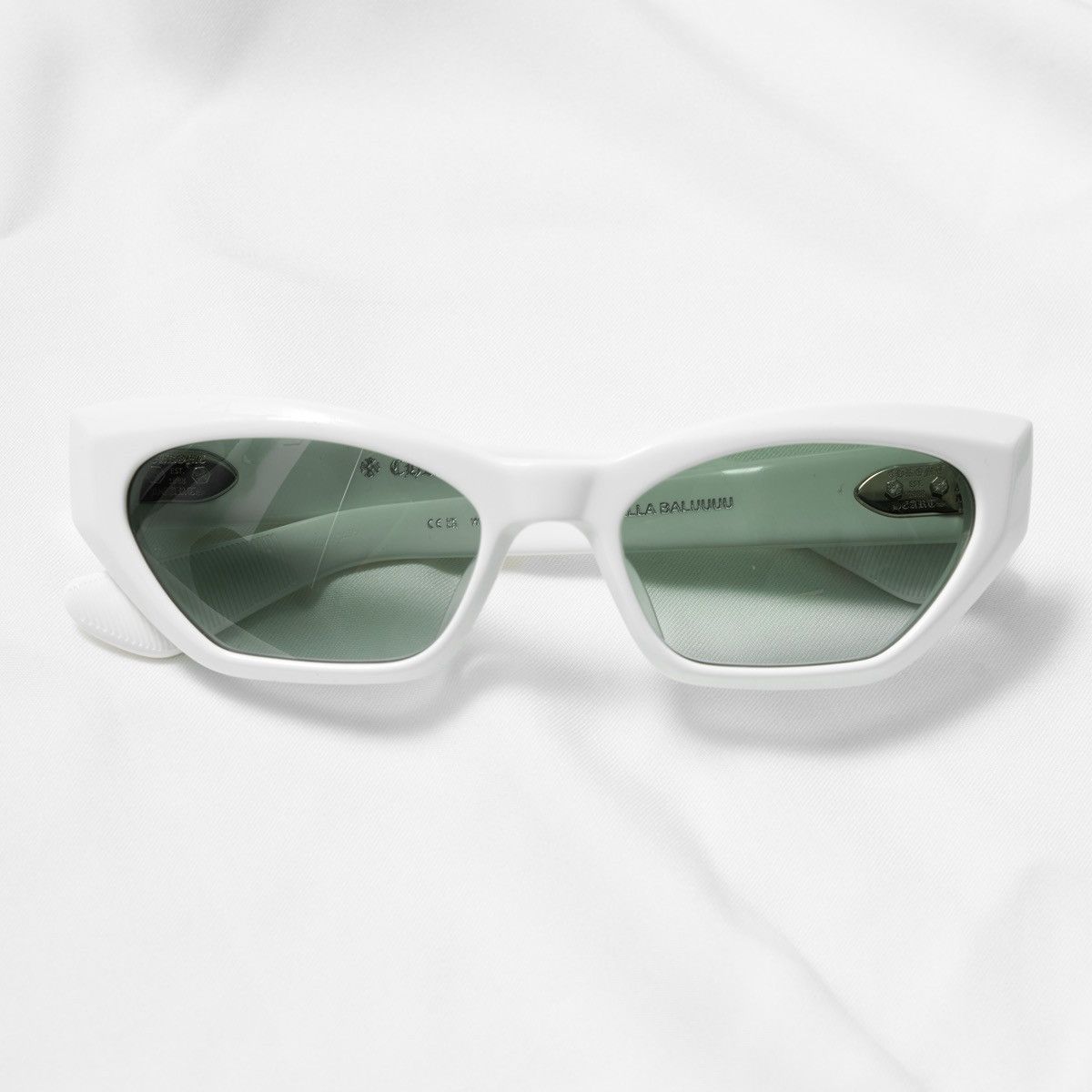 Chrome Hearts CHROME HEARTS HALLLA BALUUUU WHITE SUNGLASSES Size ONE SIZE - 6 Thumbnail