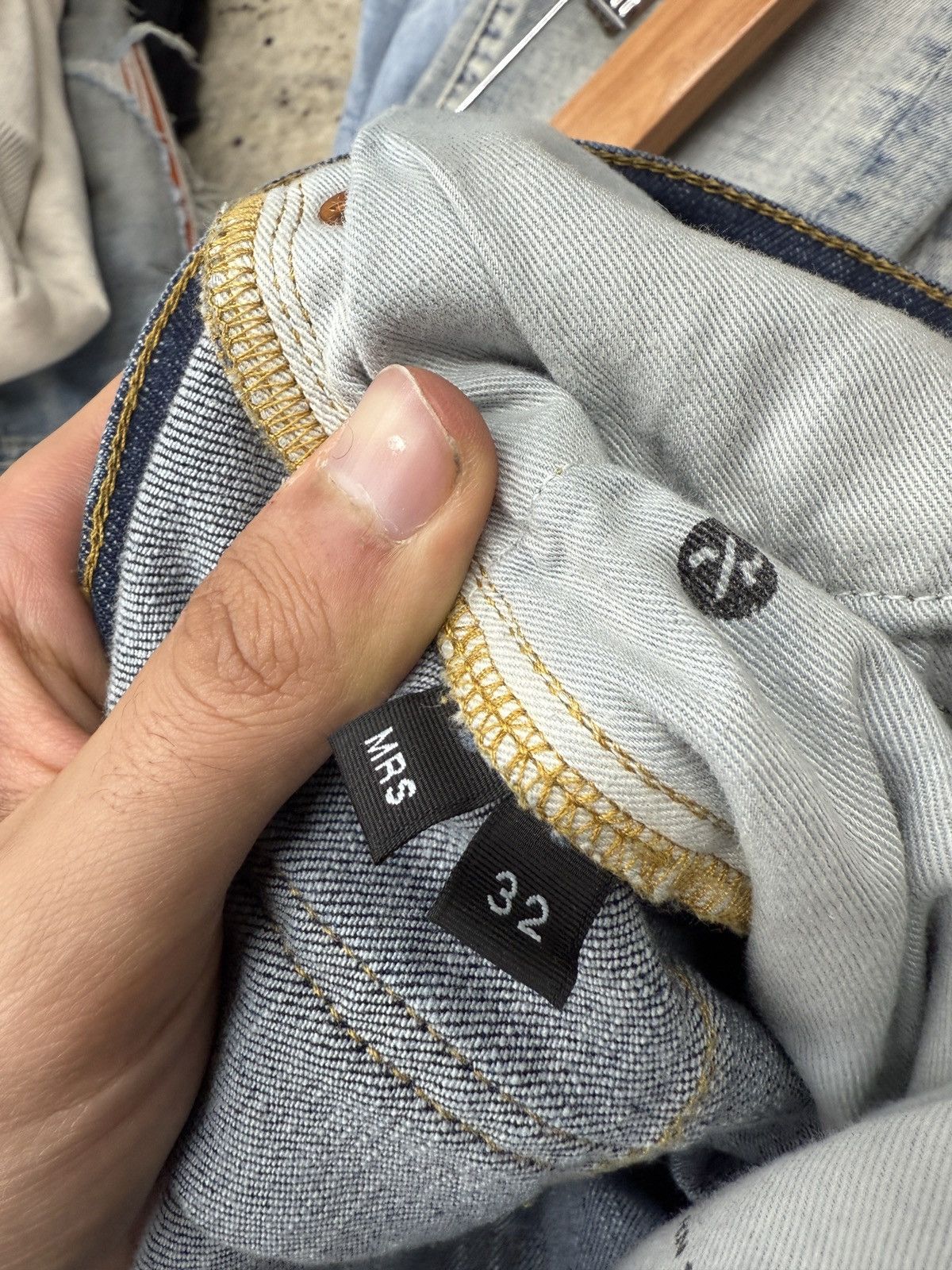Purple Purple Blue Denim Jeans Size US 32 / EU 48 - 10 Thumbnail