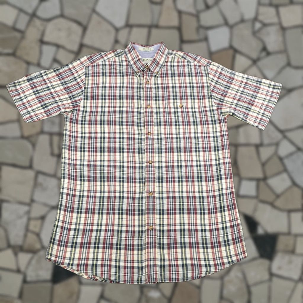 Orvis Orvis Shirt Mens M Blue Plaid Button-Up Collared Short Sleeve Casual Outdoor Workwear Size US M / EU 48-50 / 2 - 1 Thumbnail