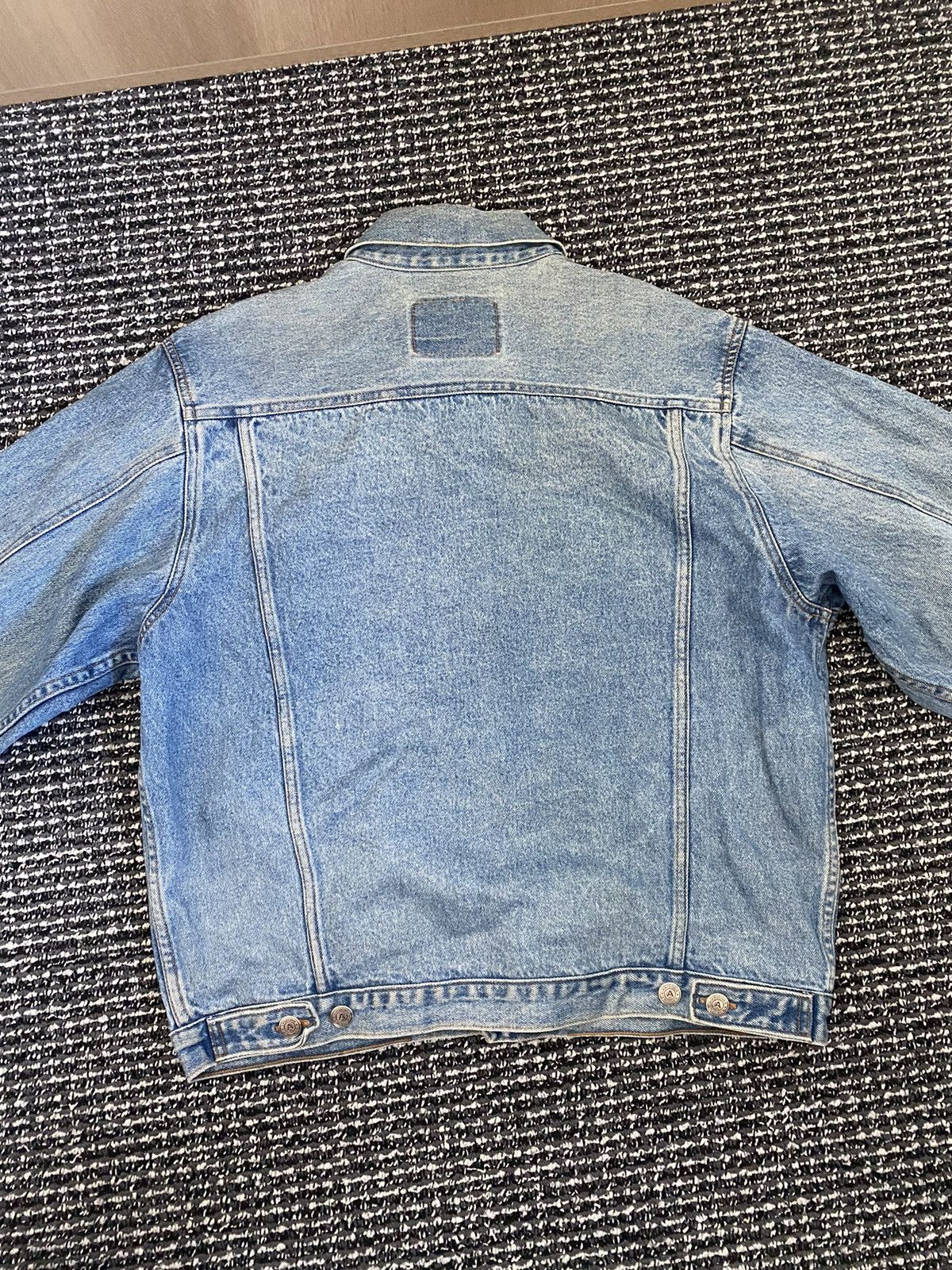 Arizona Jean Co. × Levi's × Vintage Vintage Boxy Faded Denim Jacket Size US L / EU 52-54 / 3 - 4 Thumbnail