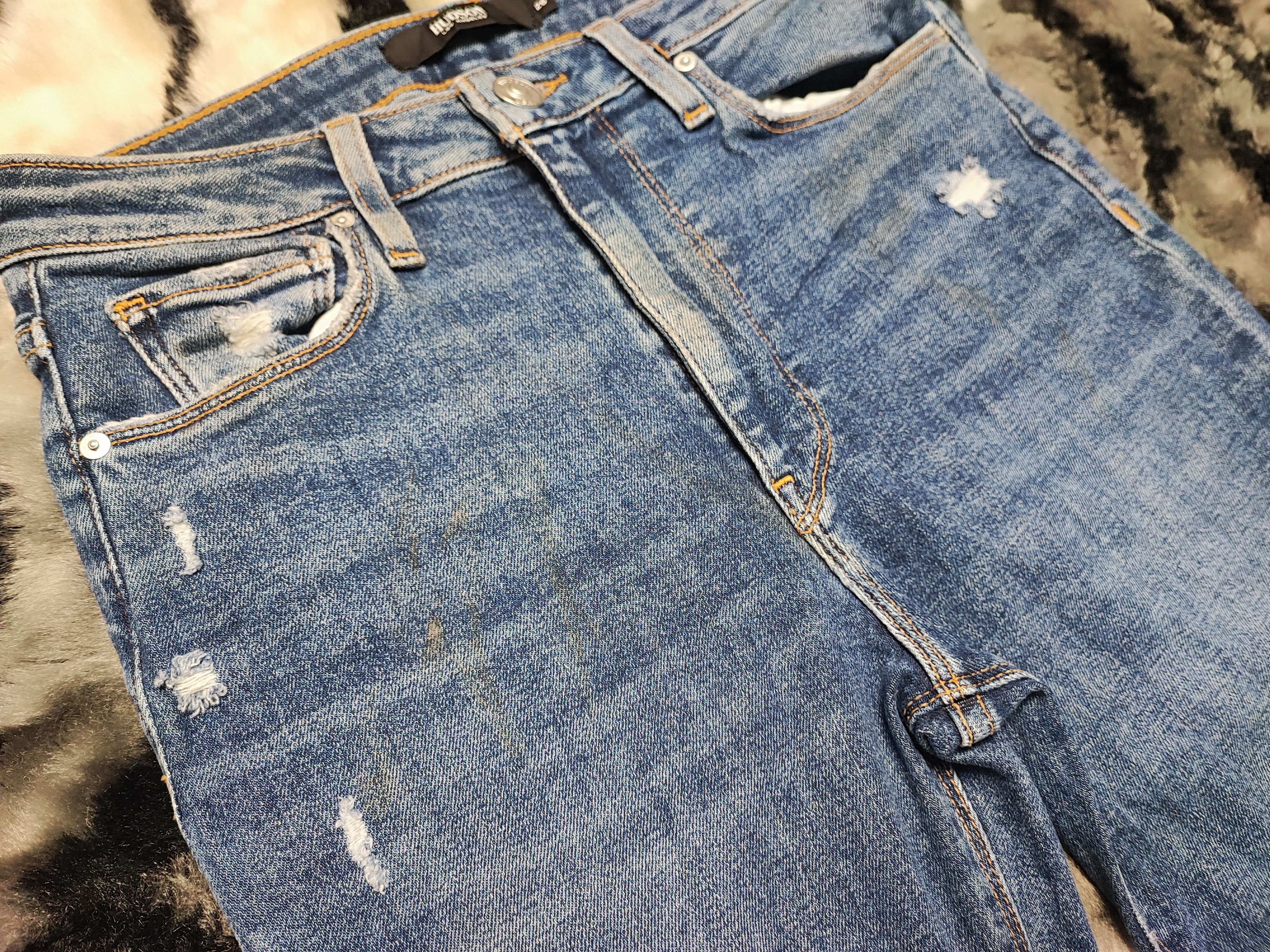 Hudson Hudson Jeans Kick Flare Distressed Denim Size 26" / US 2 / IT 38 - 6 Thumbnail