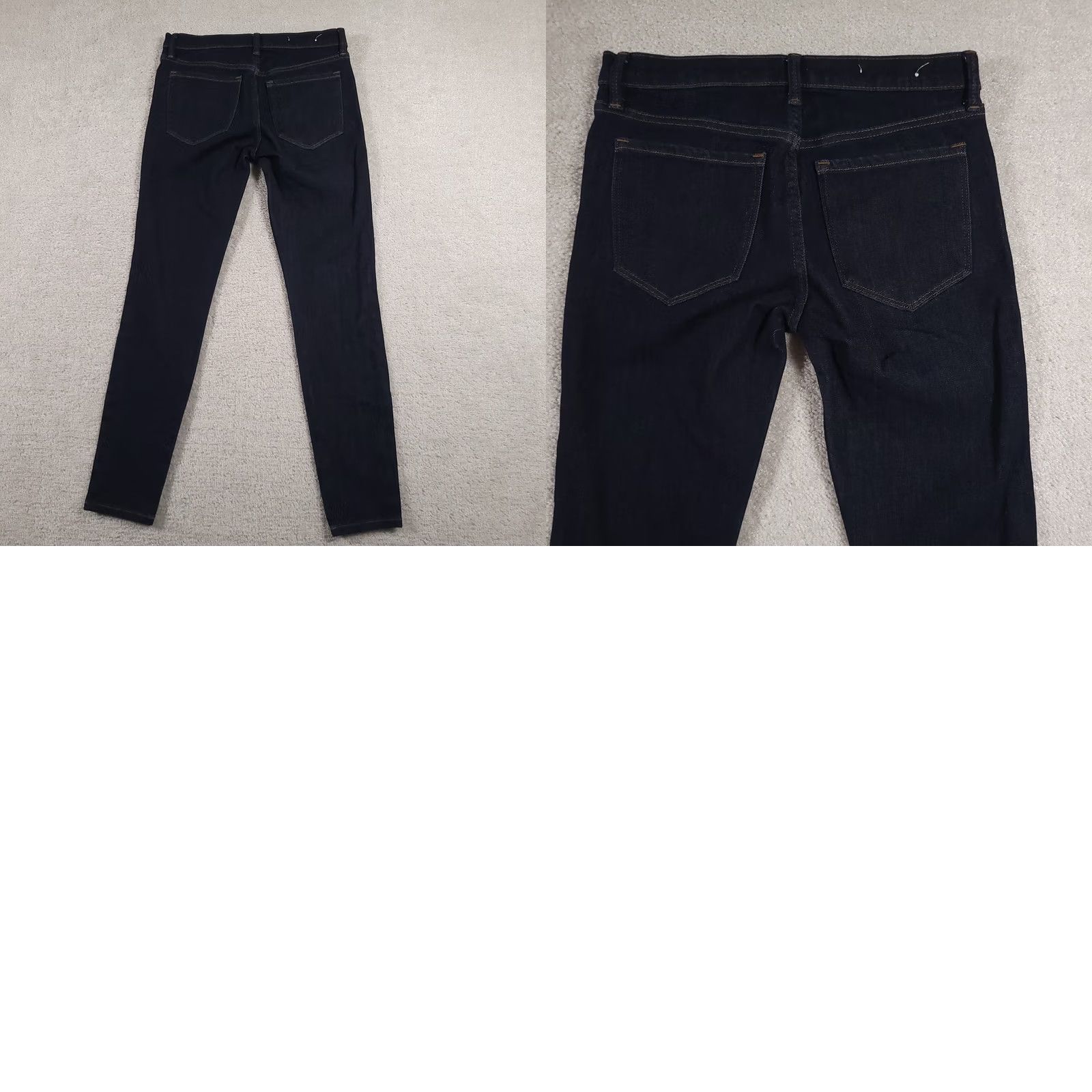 Banana Republic Banana Republic Jeans Womens 26 Skinny Ankle Stretch Dark Wash Denim Blue Slim Pockets Size 26" / US 2 / IT 38 - 9 Thumbnail