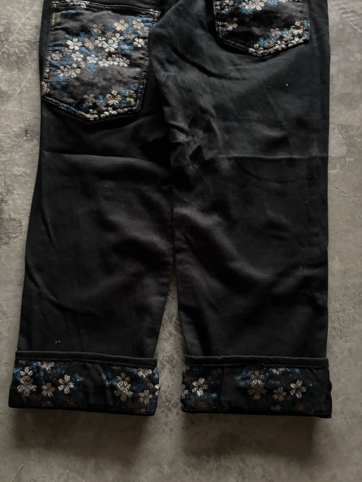 Karakuri Tamashii SUKAJAN SAKURA ORIENTAL JAPANESE CROPPED PANT MULTIPOCKET Size US 29 - 18 Thumbnail