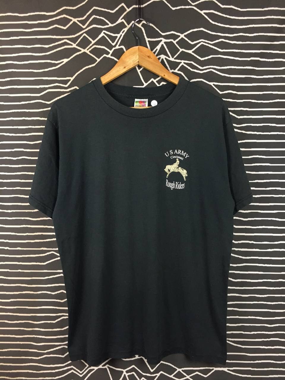 Vintage Vtg 90s 00s US Army Cincinnati Rough Riders Tee Size US L / EU 52-54 / 3 - 6 Thumbnail
