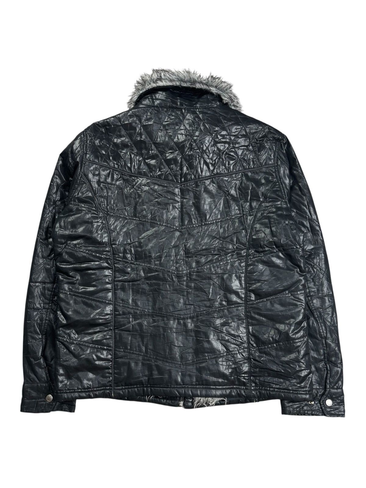 Tornado Mart 2000s Spinash - Trim Fur Collar Vkei Jacket Size US M / EU 48-50 / 2 - 4 Thumbnail